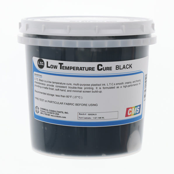 L.T.C. Black Plastisol Ink - Arena Prints - Inks