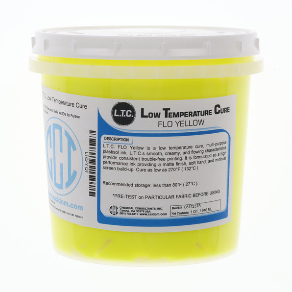 L.T.C. Fluorescent Yellow Plastisol Ink - Arena Prints - Inks