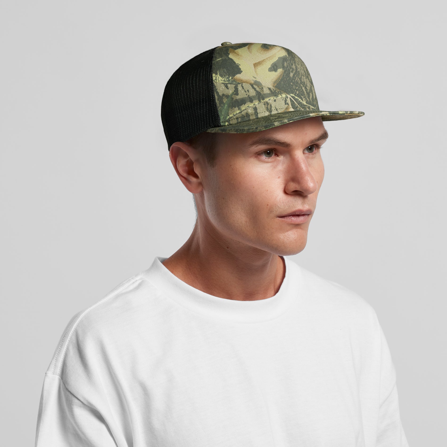 Stock Contrast Camo Cap | Arena Custom Blanks