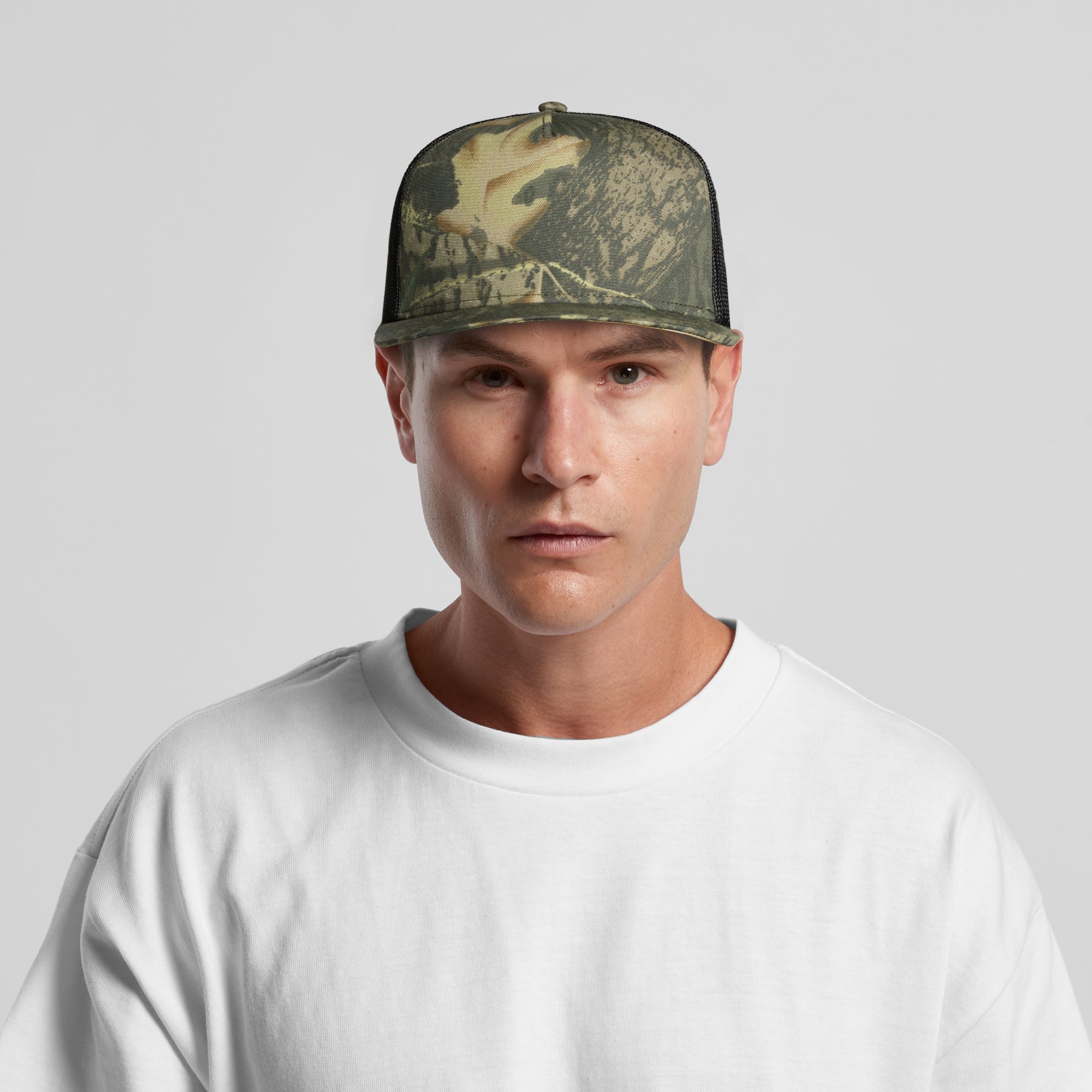 Stock Contrast Camo Cap | Arena Custom Blanks