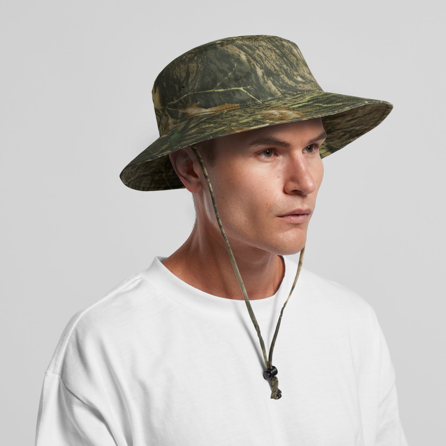 Wide Brim Camo Bucket Hat | Arena Custom Blanks