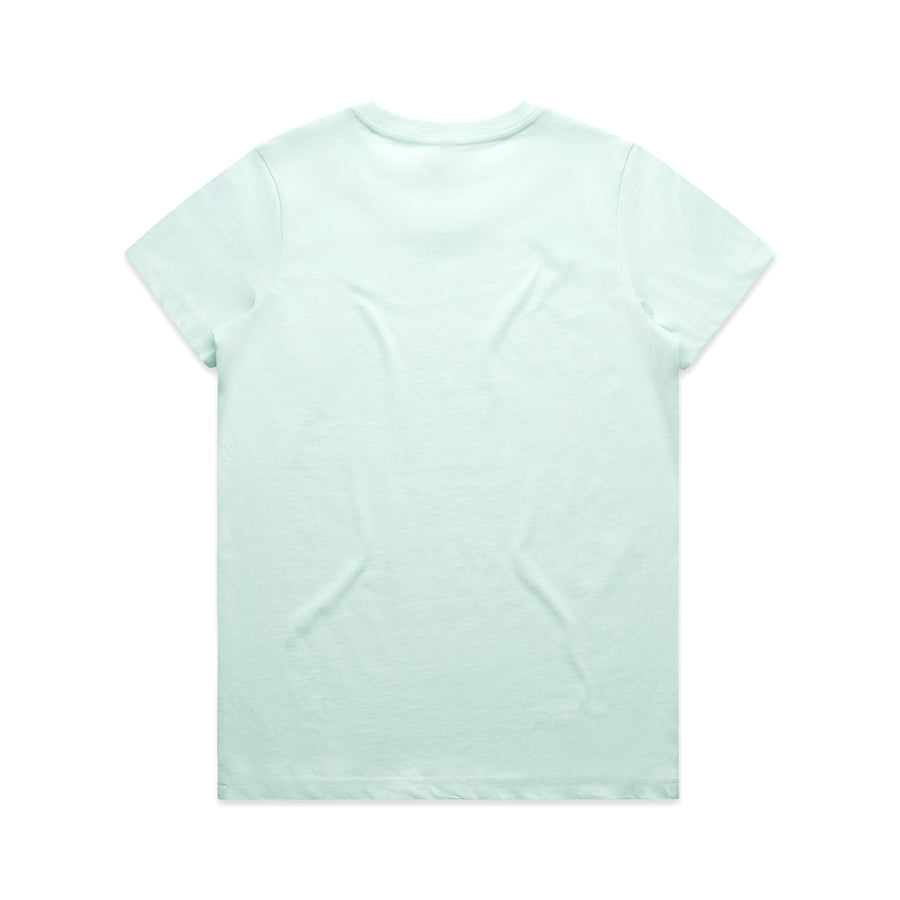 Women's Maple Tee Shirt | Arena Custom Blanks - Arena Prints - Back - Seafoam - Green