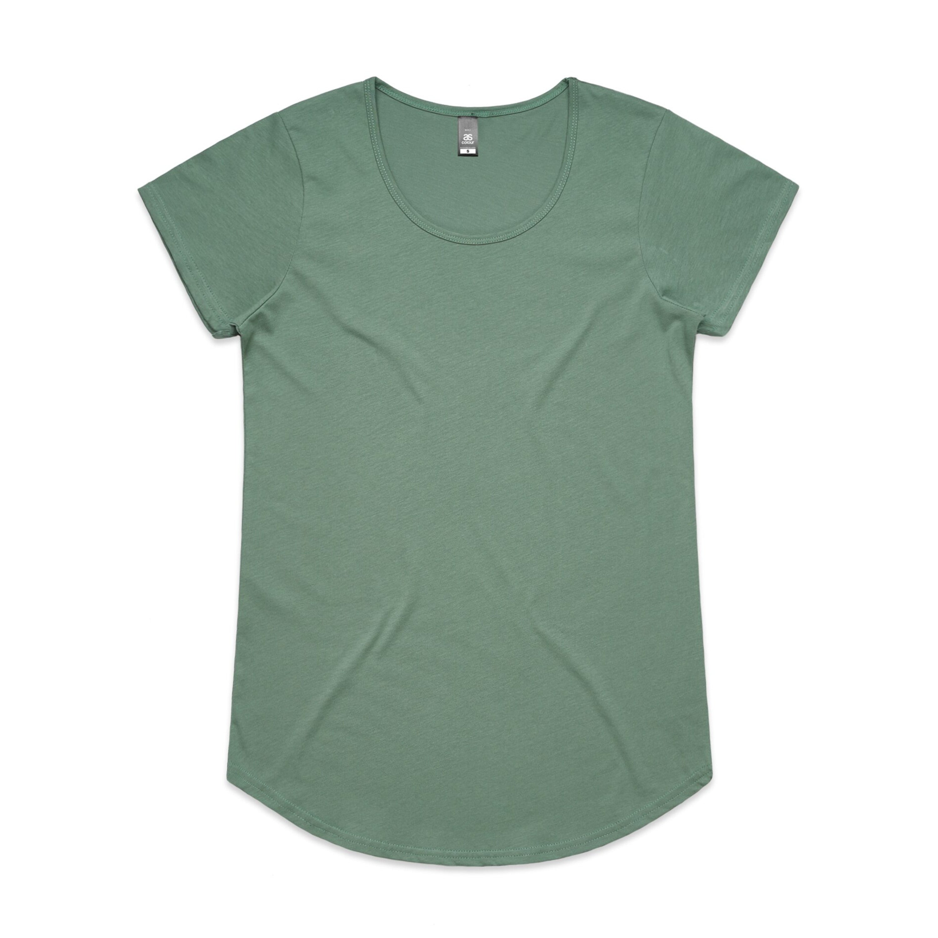 Women's Mali Curved Hem Tee Shirt | Arena Custom Blanks - Arena Prints - 