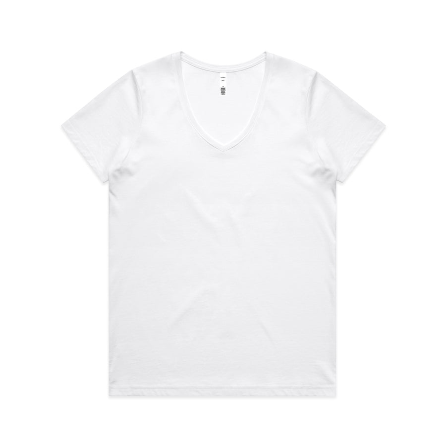 Women's Maple V neck Tee | Arena Custom Blanks