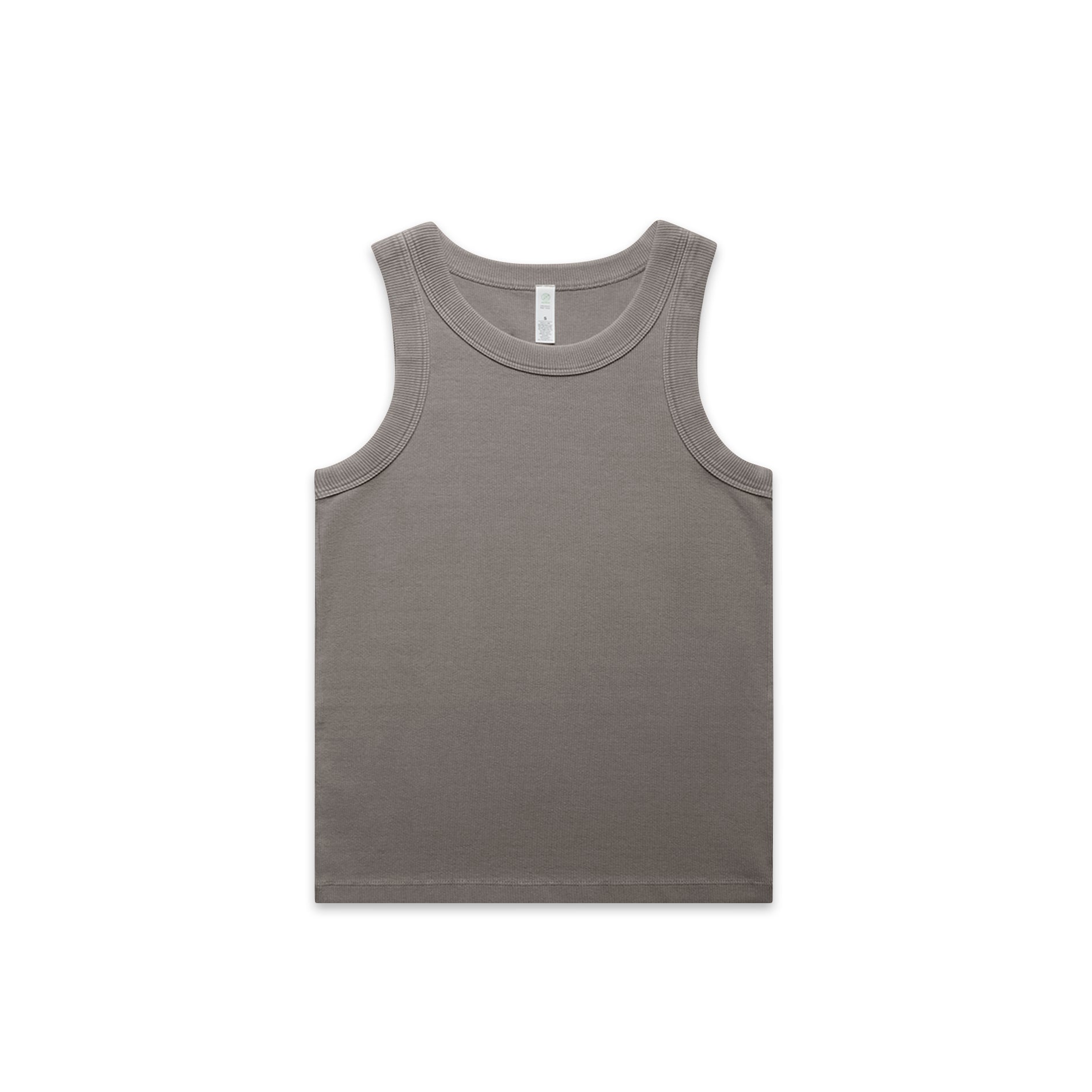 Women's Faded Organic Rib Tank | Arena Custom Blanks