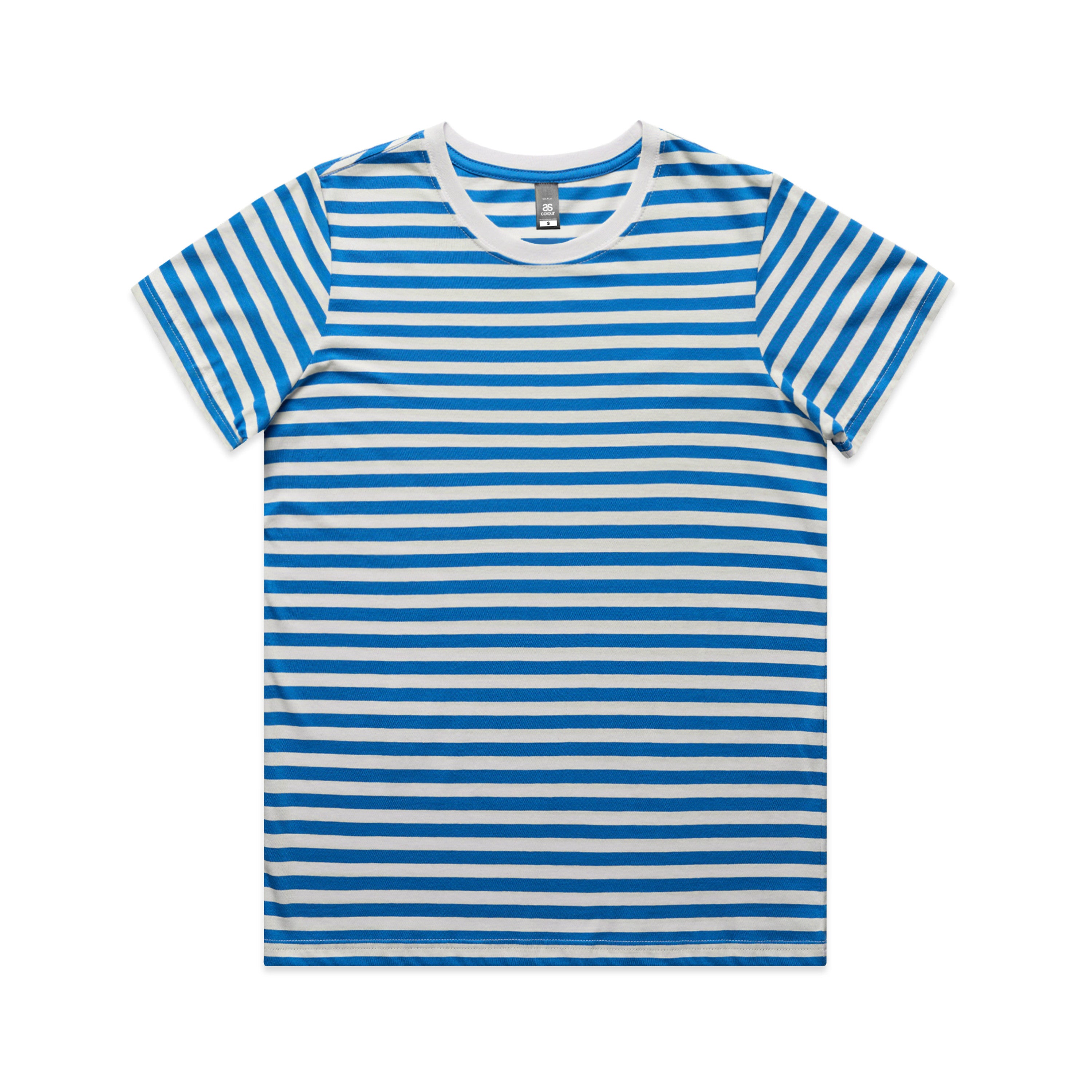 Women's Maple Stripe Tee Shirt | Arena Custom Blanks - Arena Prints - 