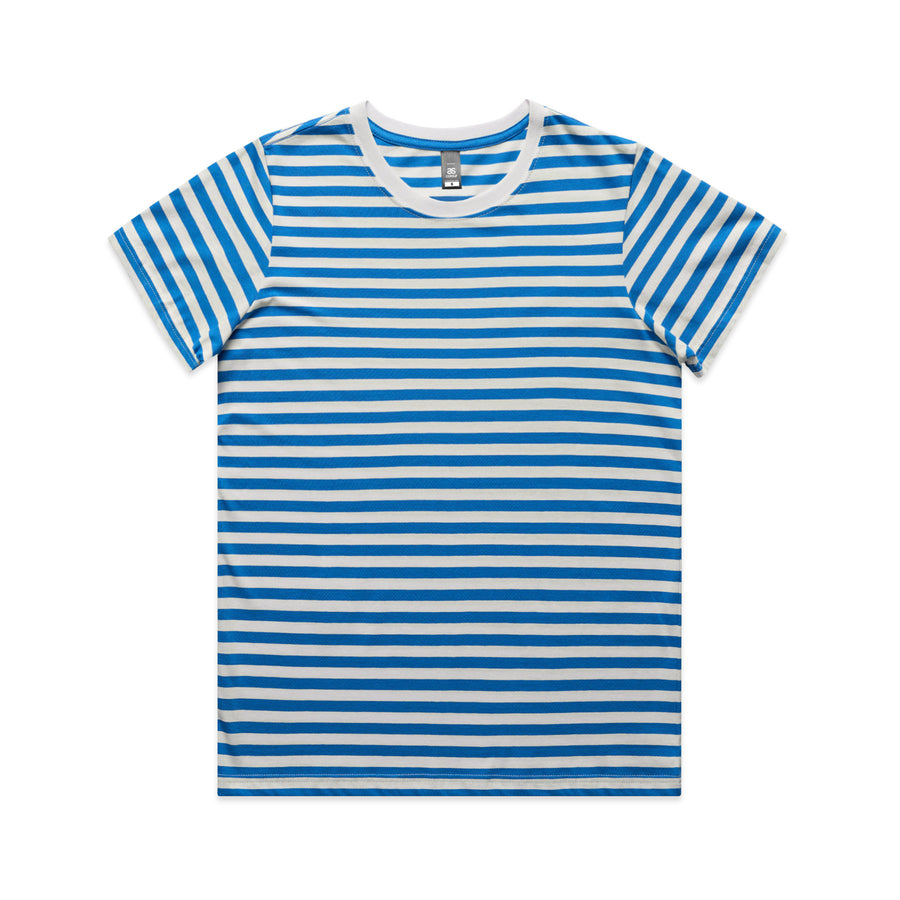 Women's Maple Stripe Tee Shirt | Arena Custom Blanks