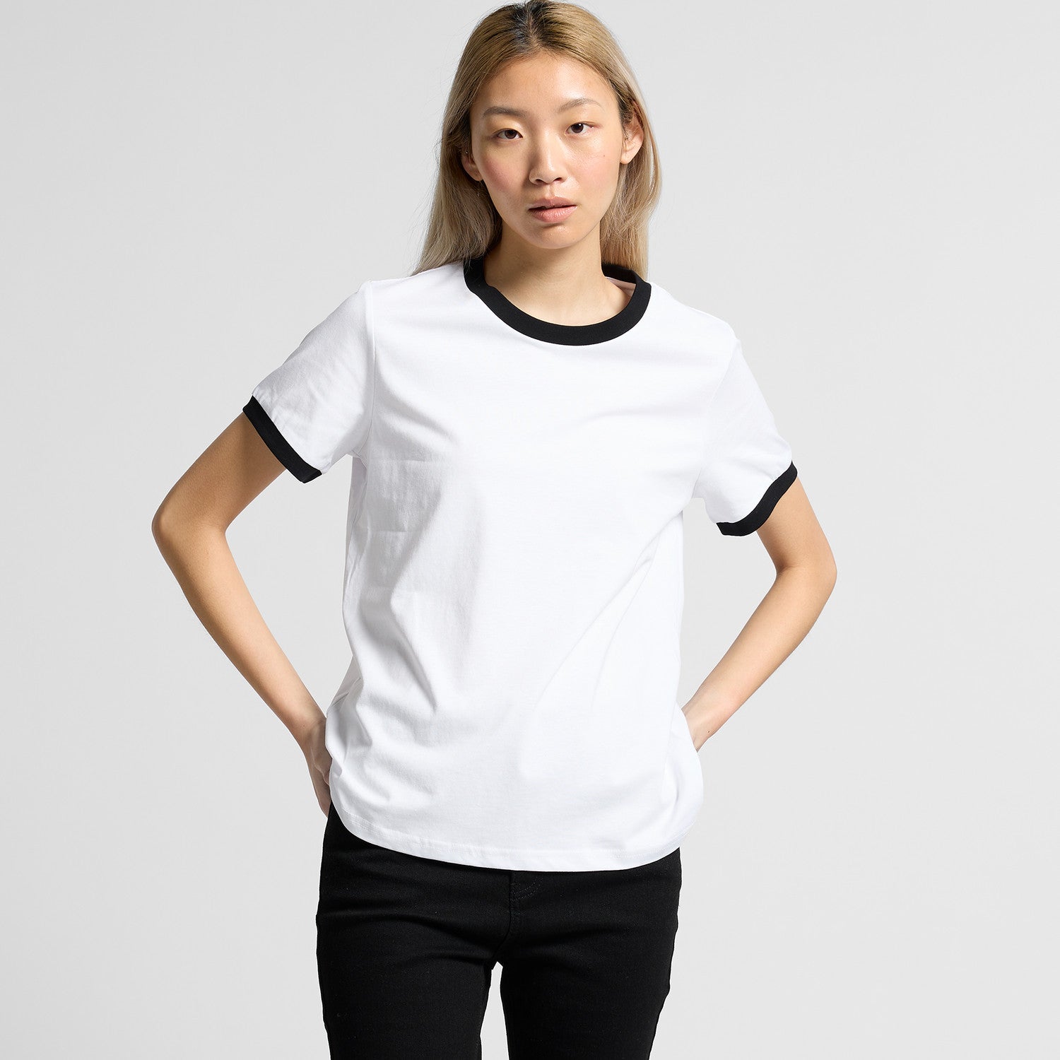 Women's Maple Ringer Tee | Arena Custom Blanks