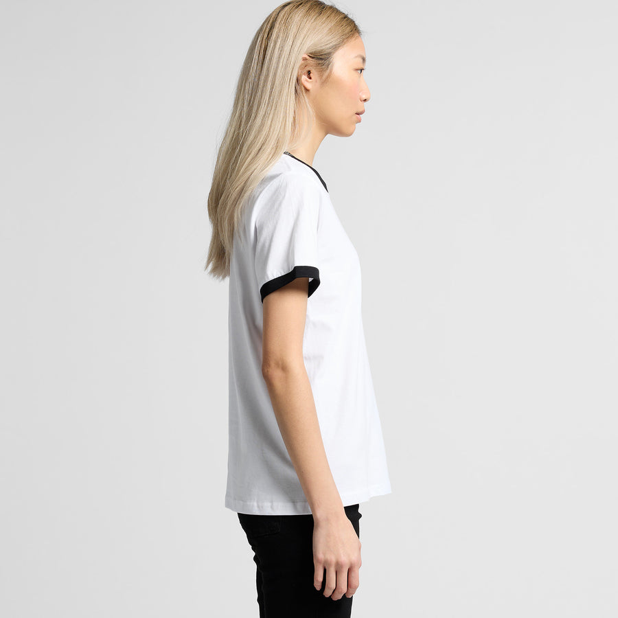 Women's Maple Ringer Tee | Arena Custom Blanks