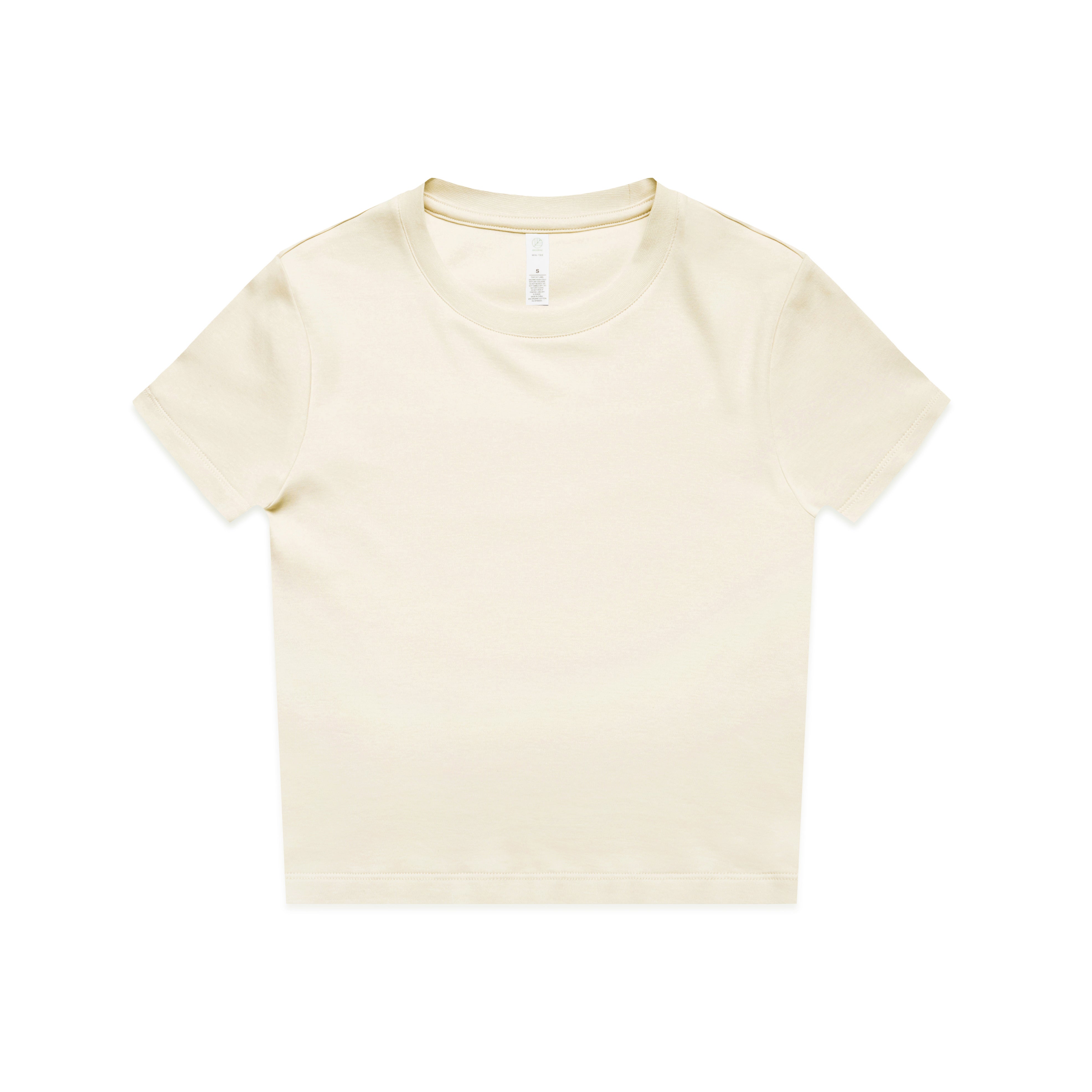 Women's Organic Mini Tee  | Arena Custom Blanks