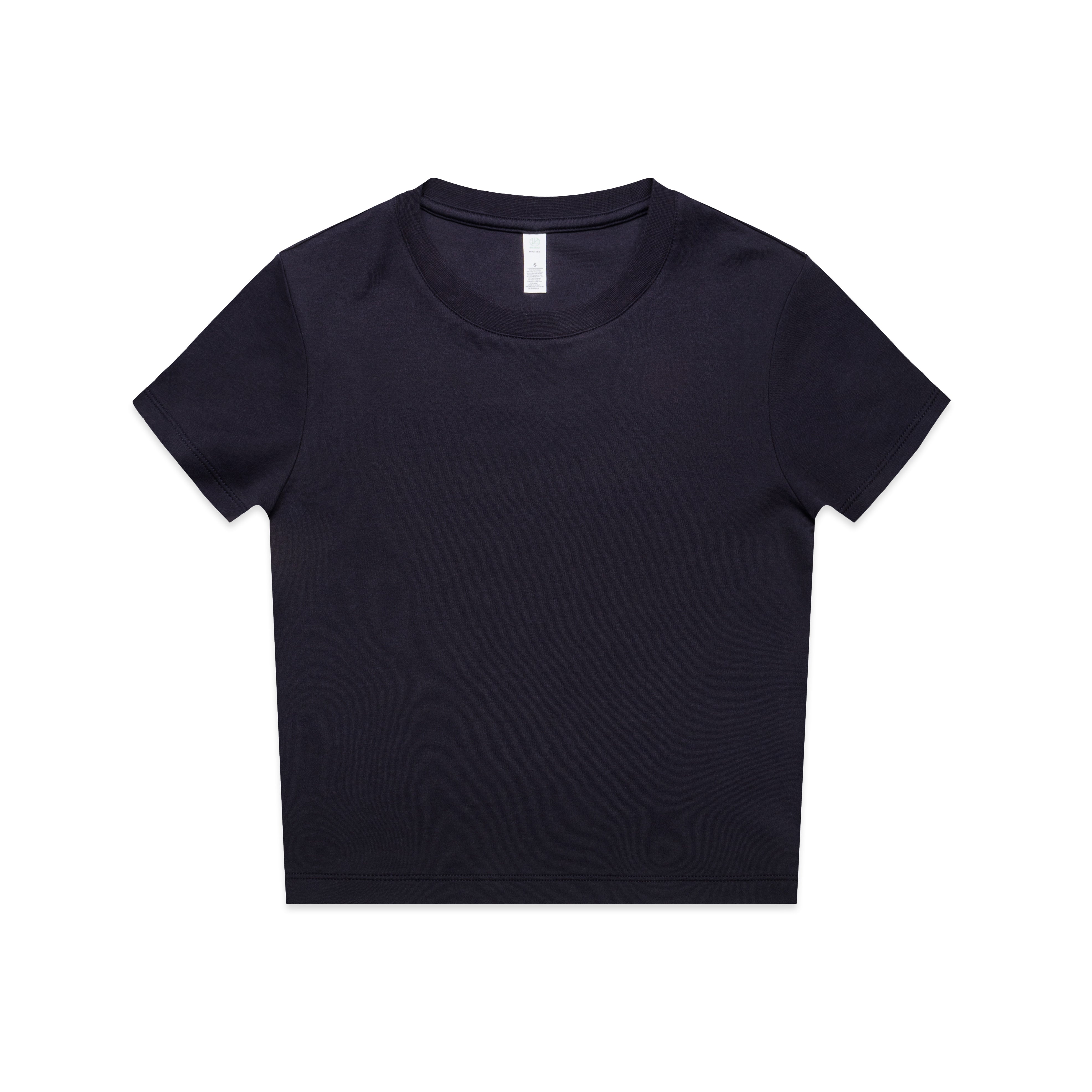Women's Organic Mini Tee  | Arena Custom Blanks