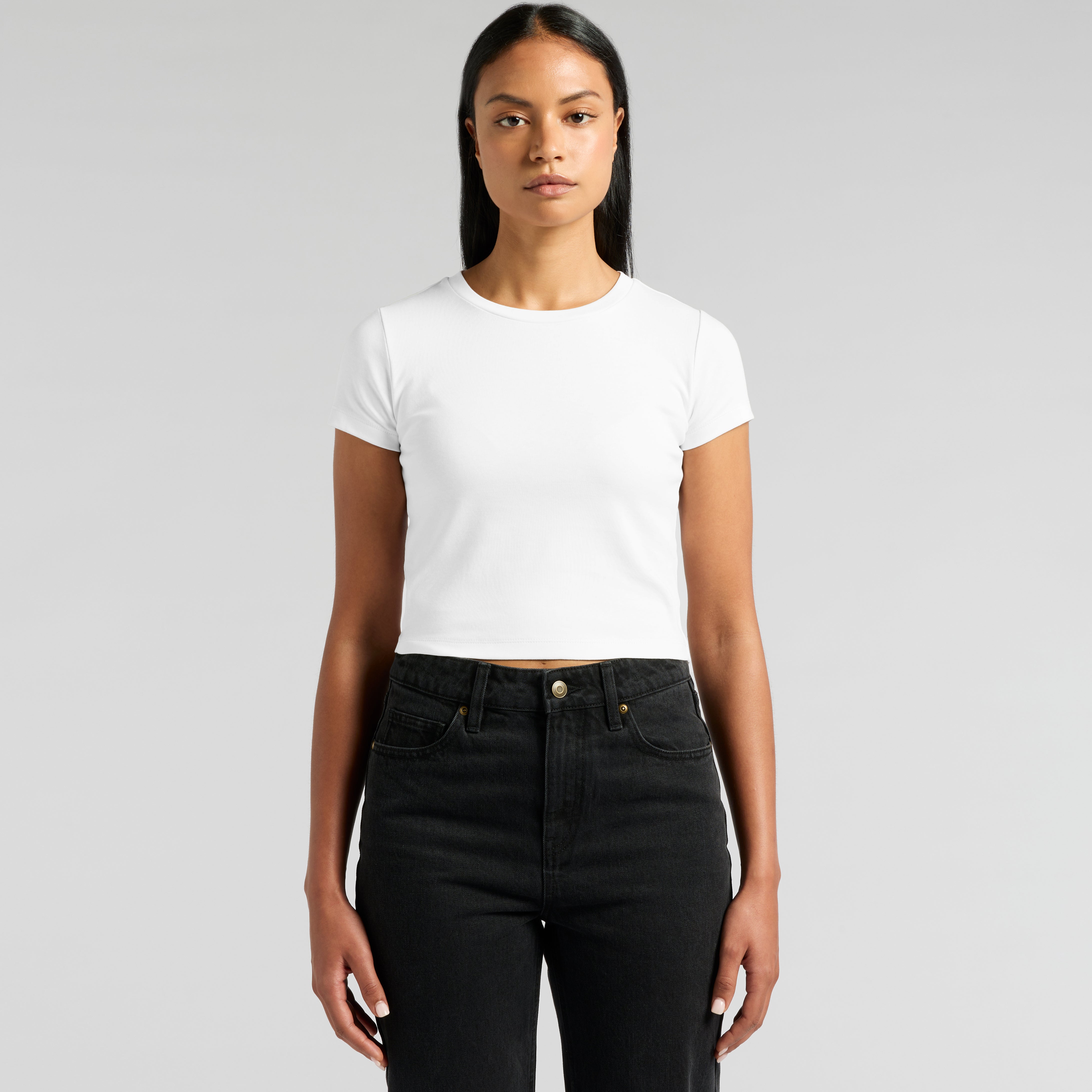 Women's Organic Mini Tee  | Arena Custom Blanks