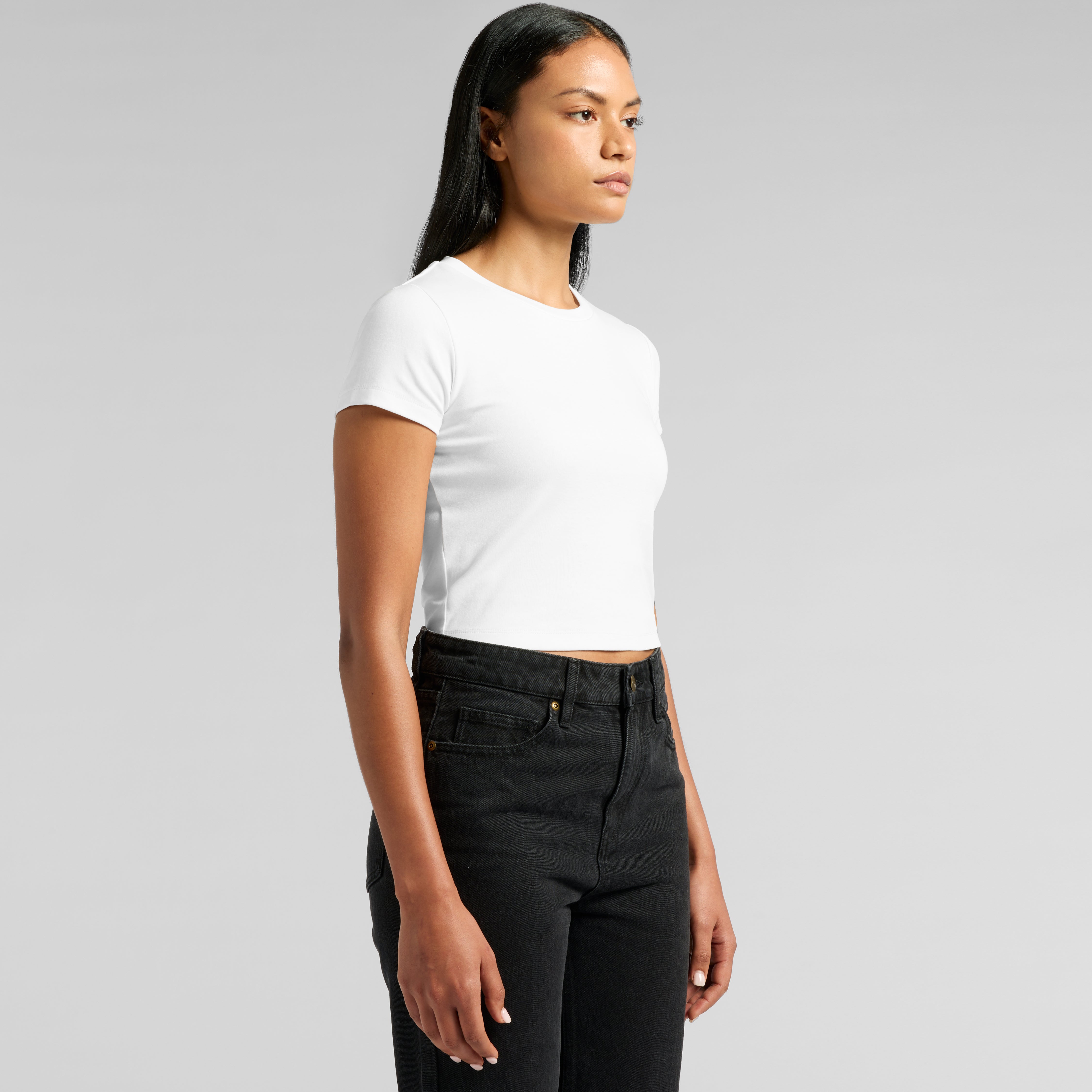 Women's Organic Mini Tee  | Arena Custom Blanks