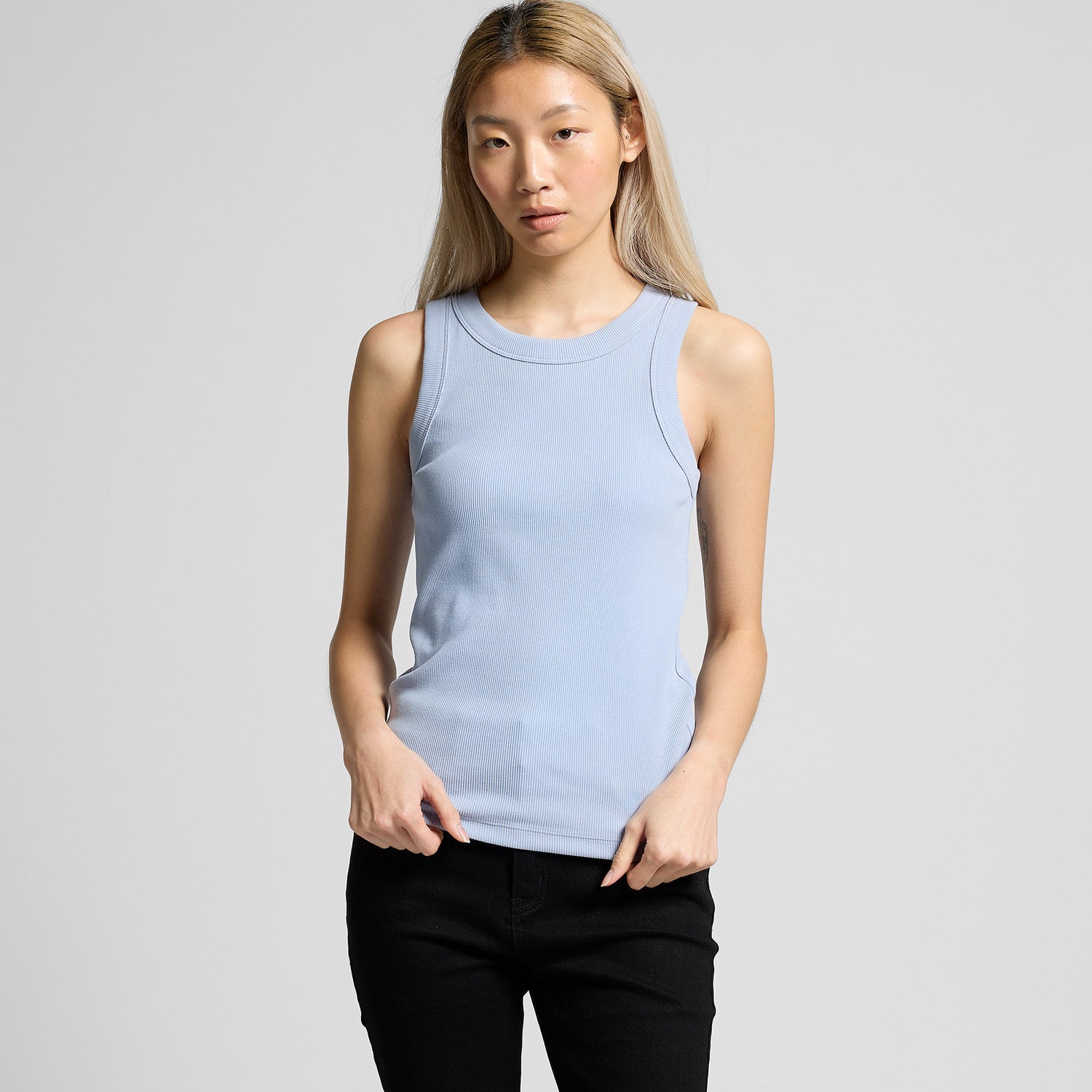 Women's Organic Rib Tank | Arena Custom Blanks