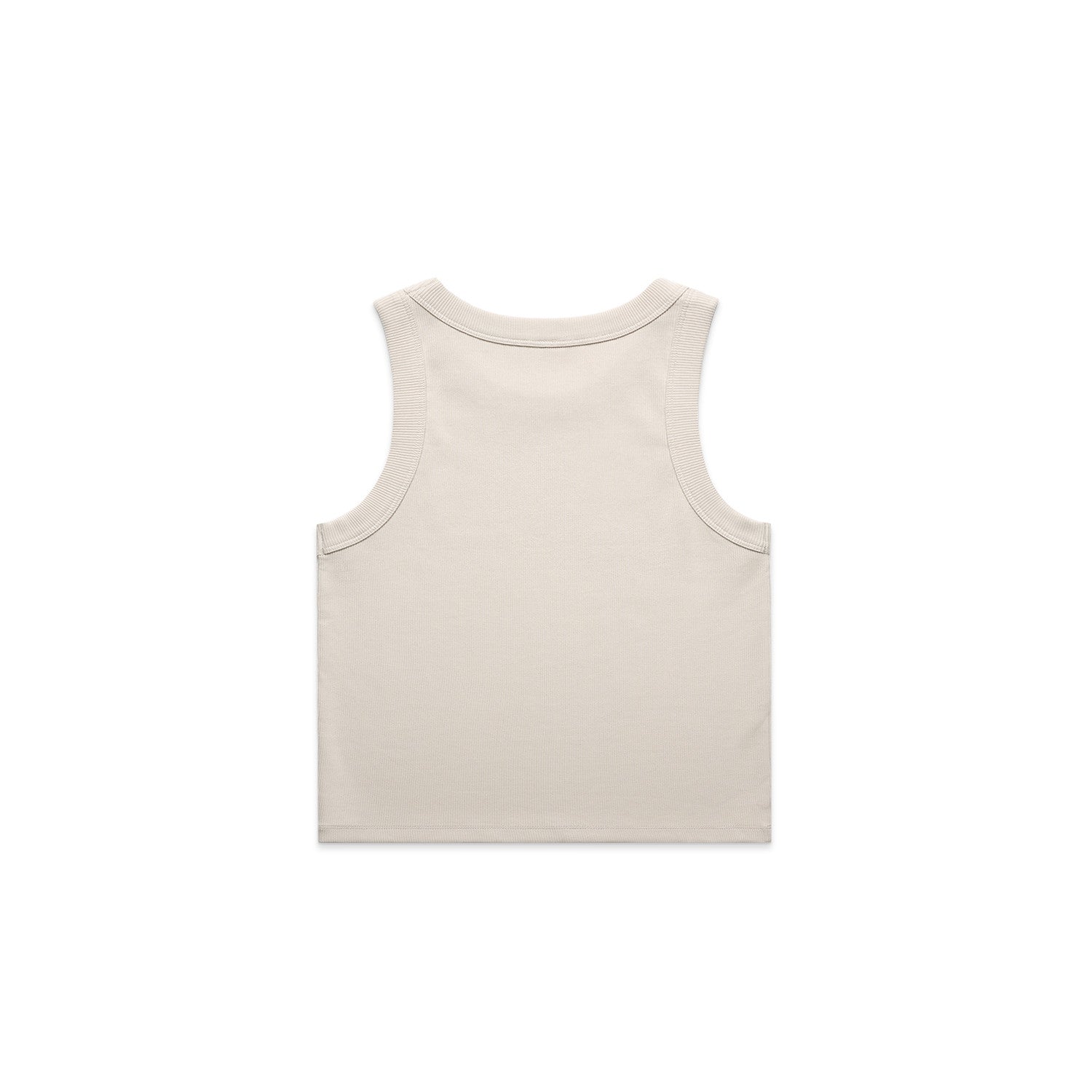 Women's Organic Rib Crop Tank | Arena Custom Blanks