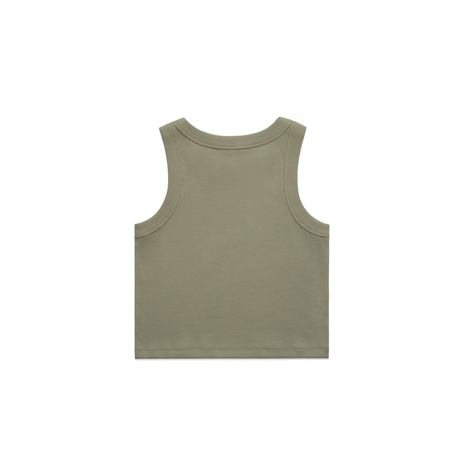 Women's Organic Rib Crop Tank | Arena Custom Blanks