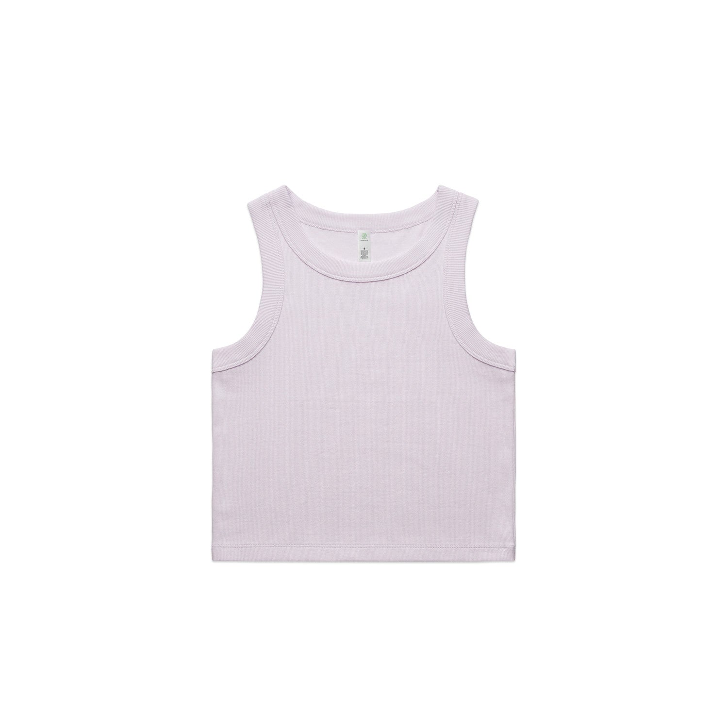 Women's Organic Rib Crop Tank | Arena Custom Blanks