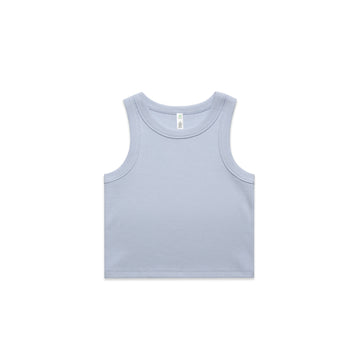 Women's Organic Rib Crop Tank | Arena Custom Blanks