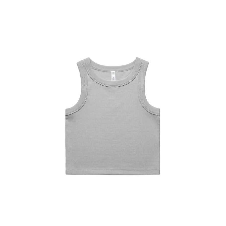 Women's Organic Rib Crop Tank | Arena Custom Blanks