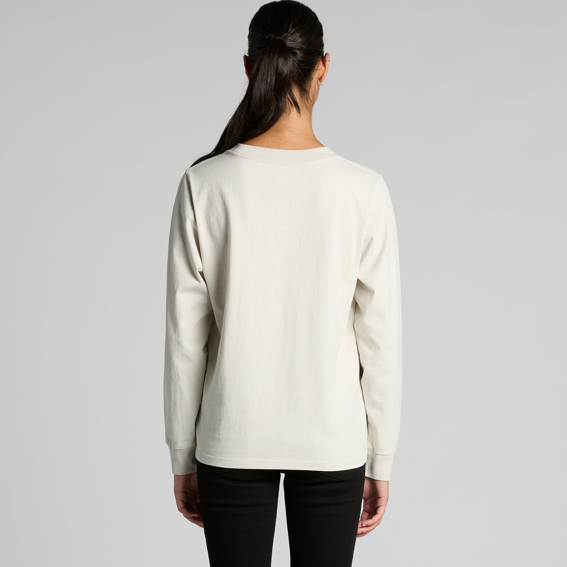 Women's Heavy Faded Long Sleeve Tee |Arena Custom Blanks