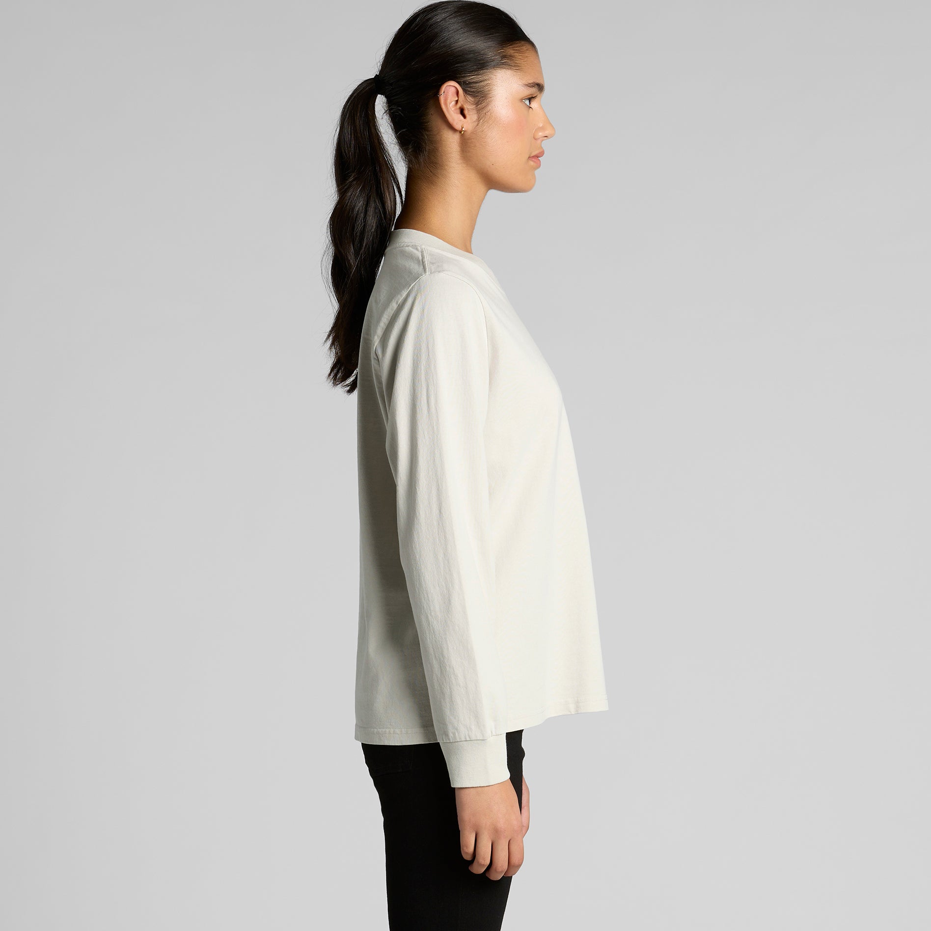 Women's Heavy Faded Long Sleeve Tee |Arena Custom Blanks