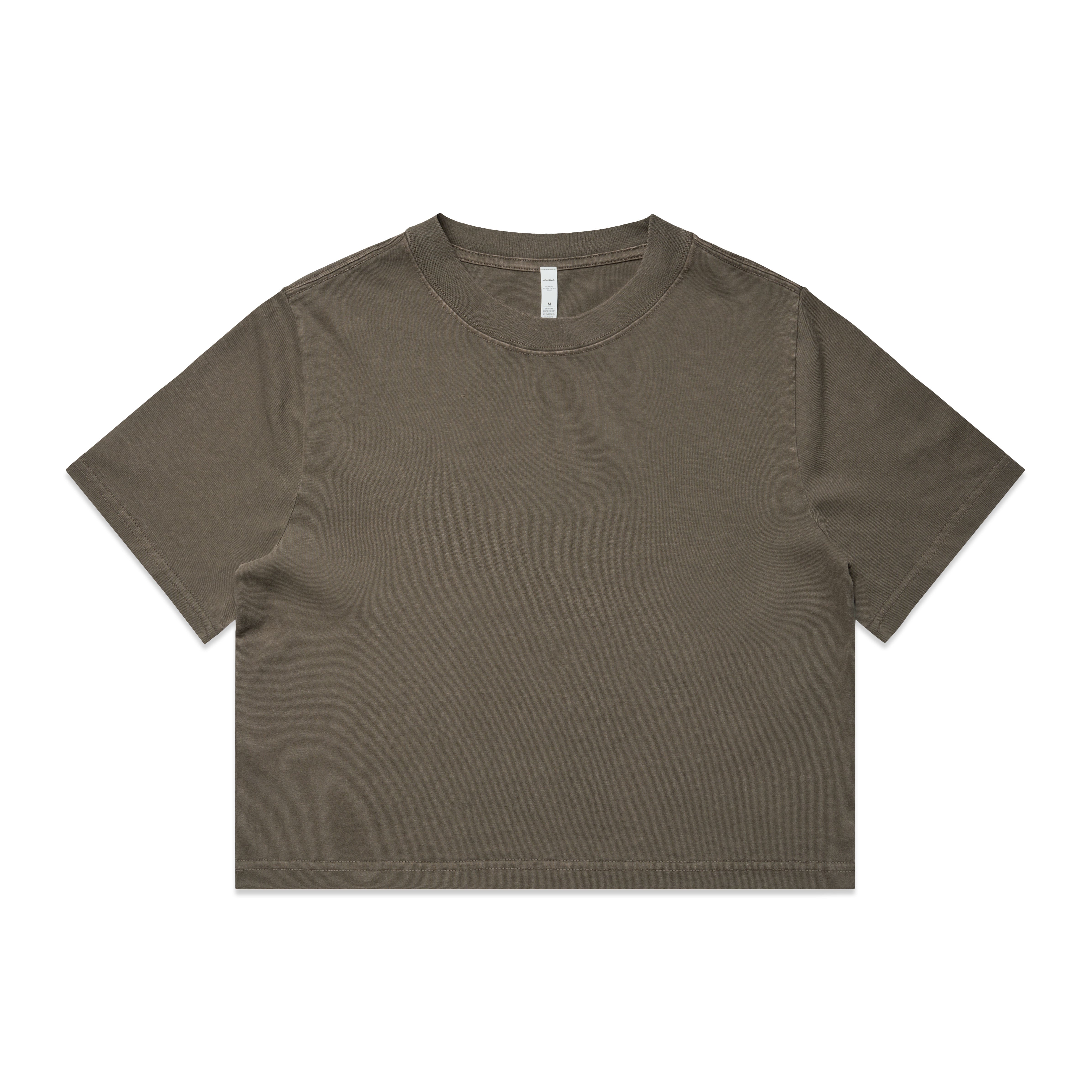 Women's Heavy Faded Crop Tee | Arena Custom Blanks