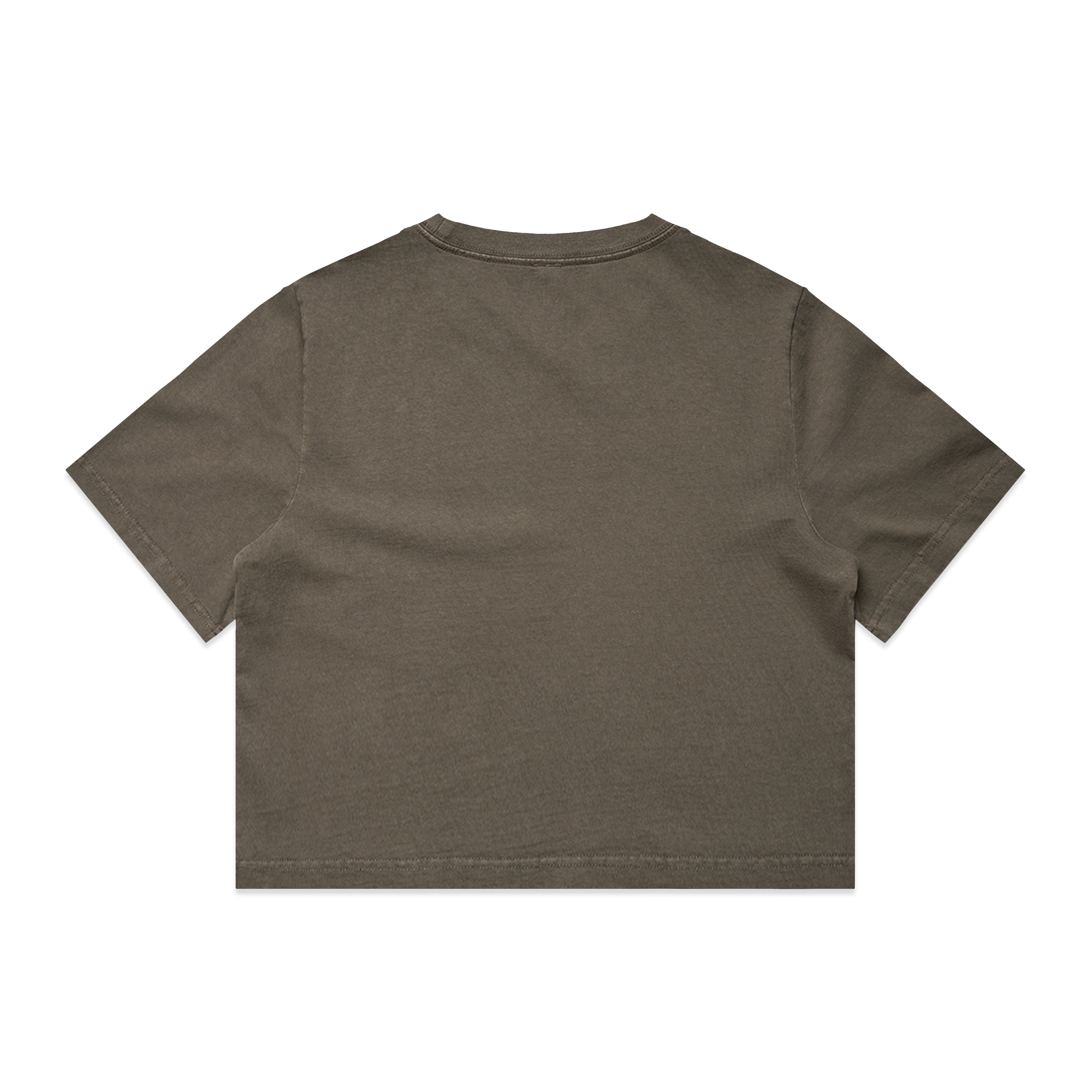 Women's Heavy Faded Crop Tee | Arena Custom Blanks