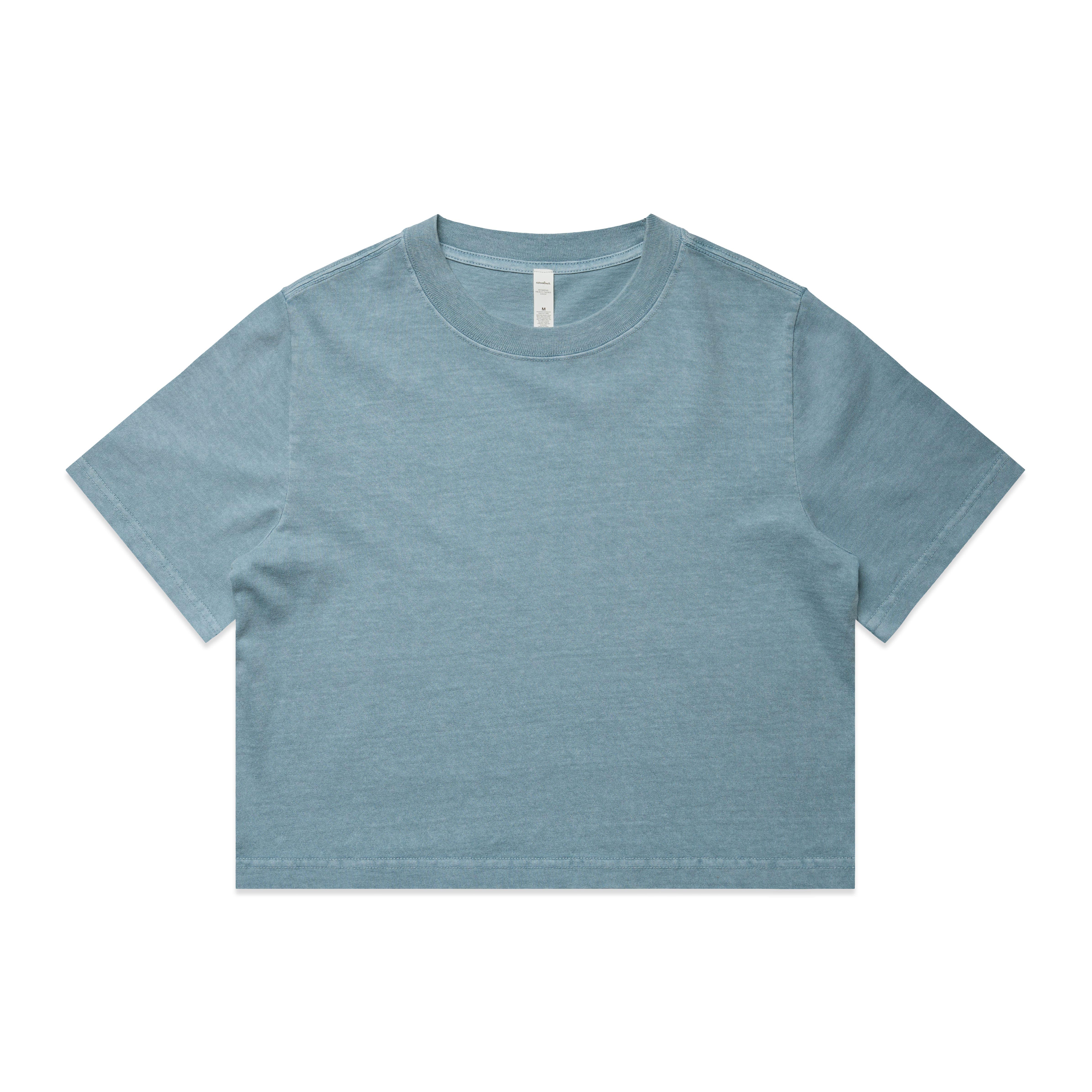 Women's Heavy Faded Crop Tee | Arena Custom Blanks
