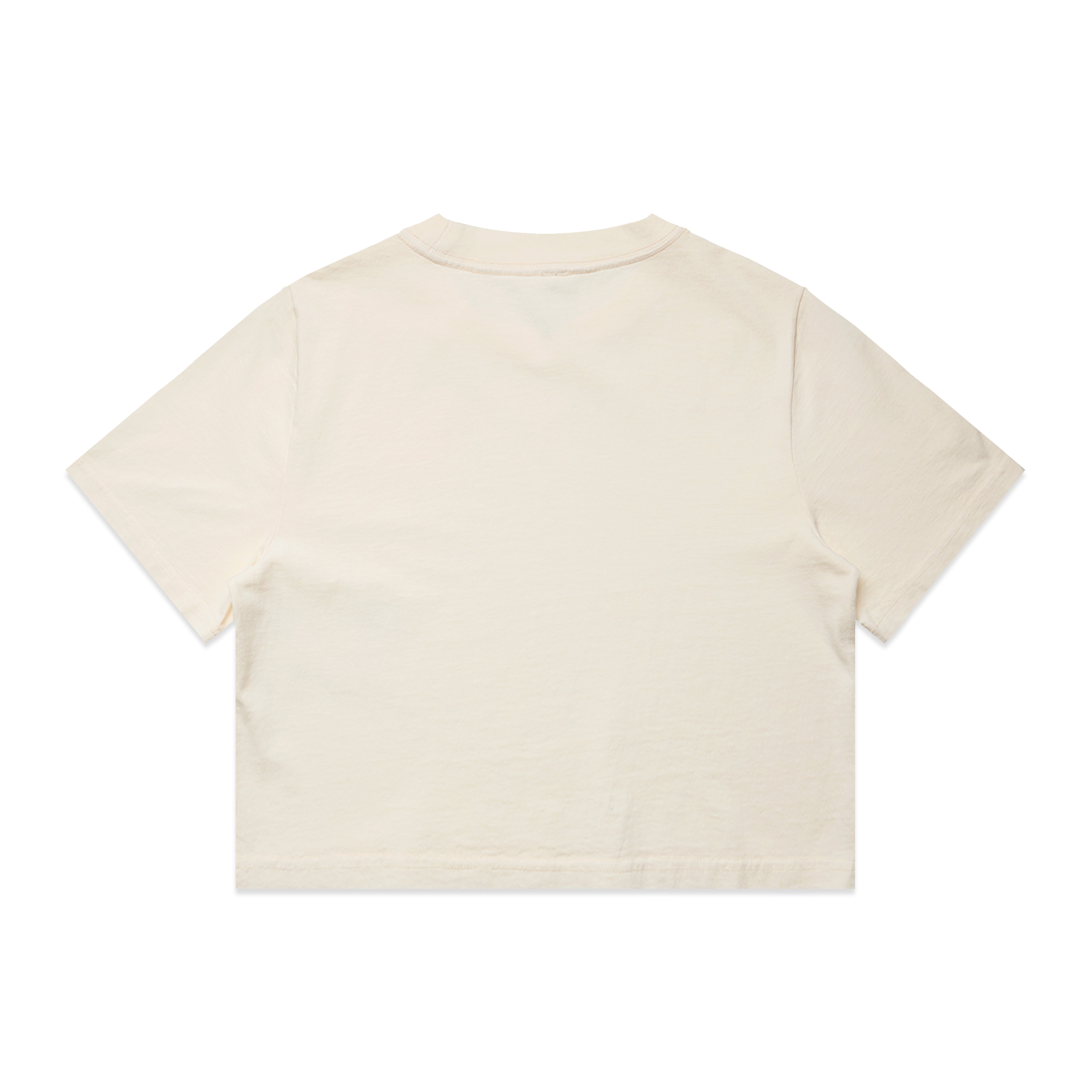 Women's Heavy Faded Crop Tee | Arena Custom Blanks