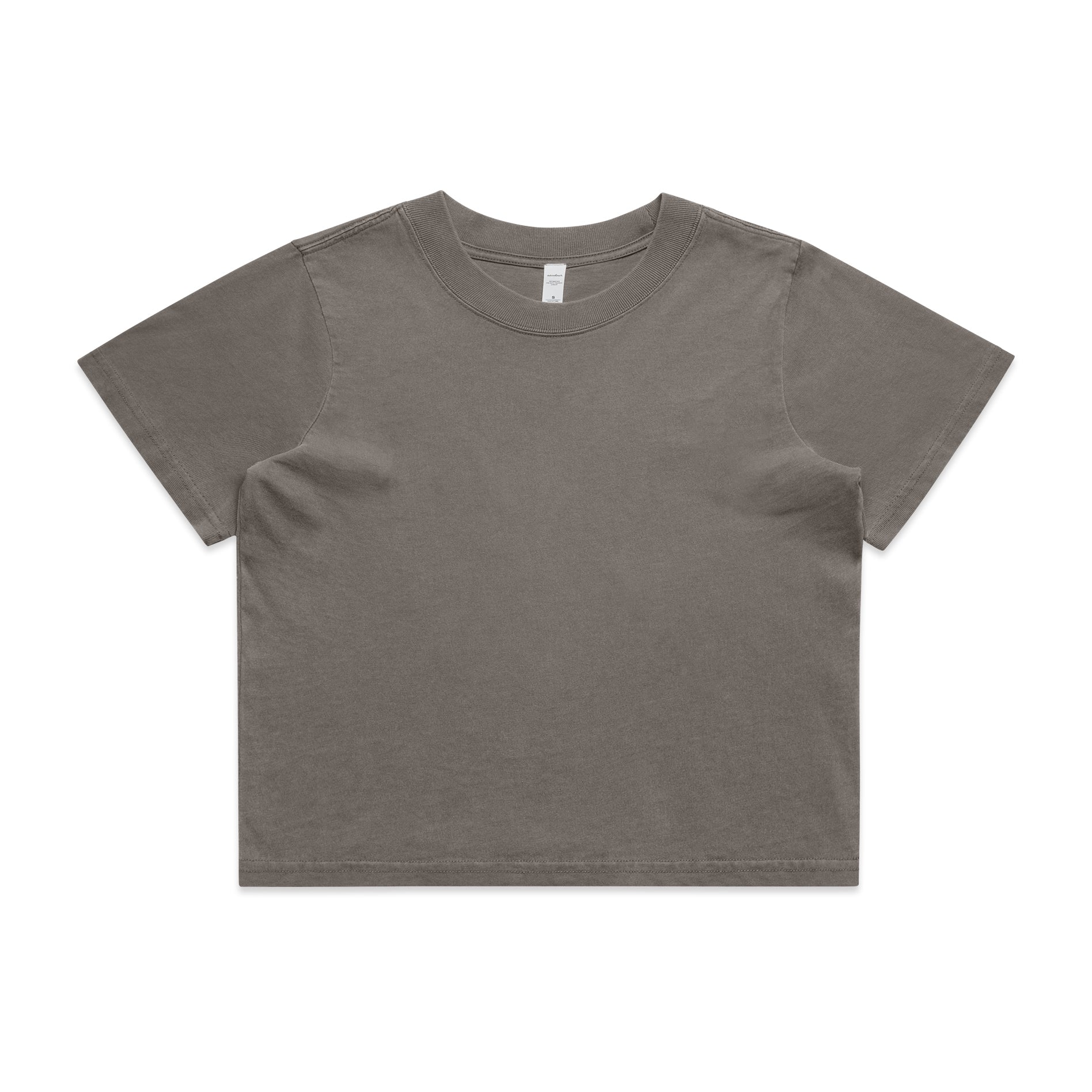 Women's Heavy Faded Crop Tee | Arena Custom Blanks