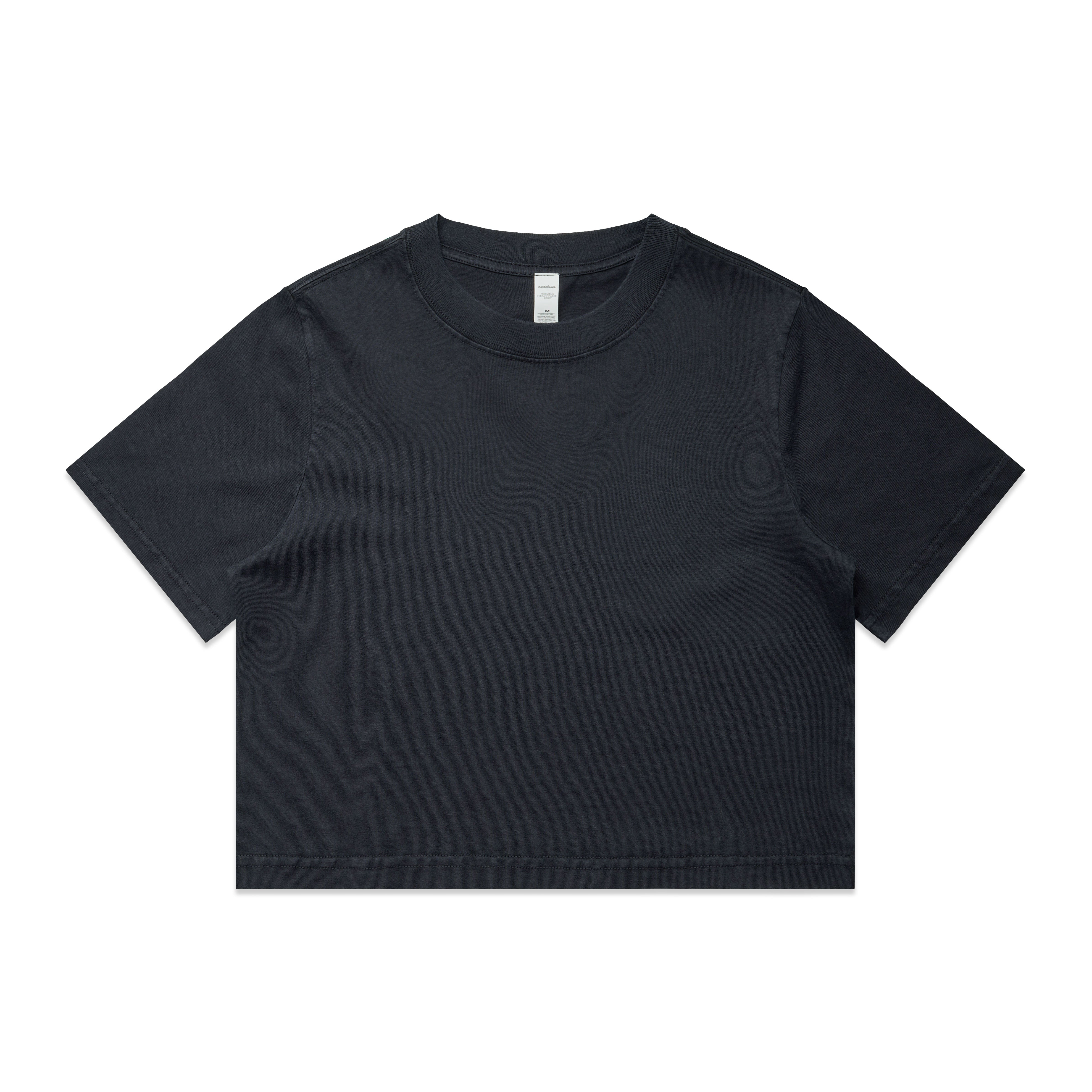 Women's Heavy Faded Crop Tee | Arena Custom Blanks
