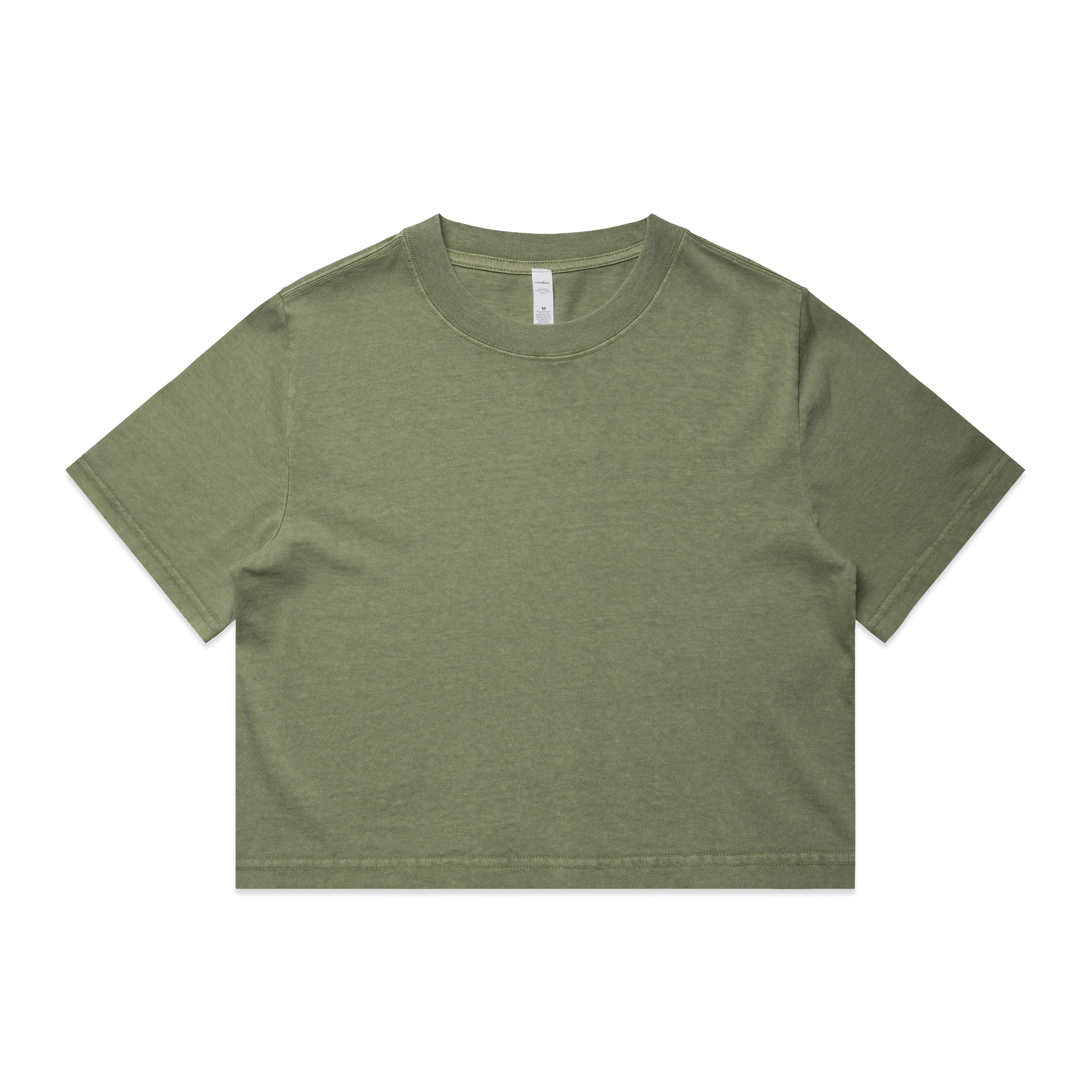 Women's Heavy Faded Crop Tee | Arena Custom Blanks
