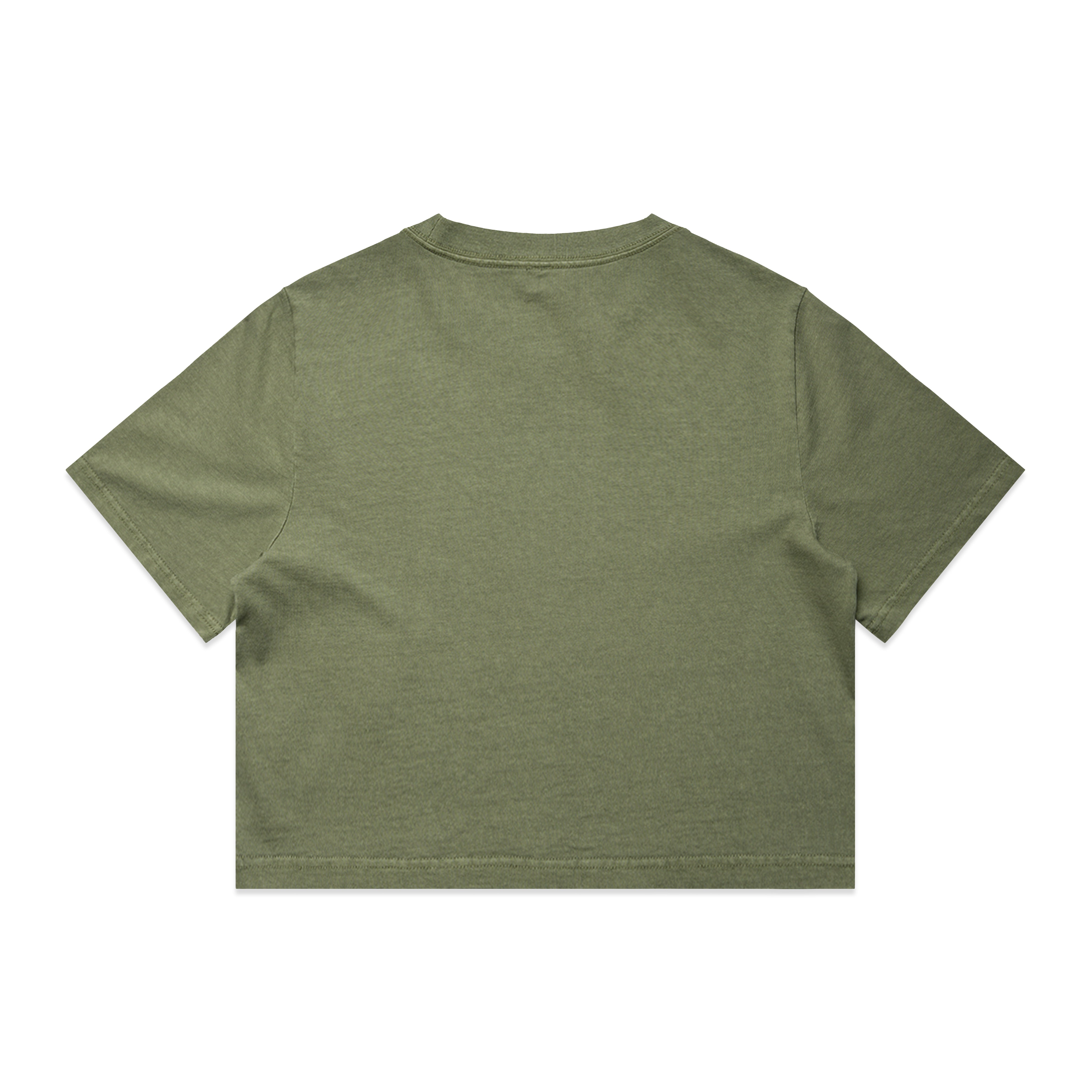 Women's Heavy Faded Crop Tee | Arena Custom Blanks
