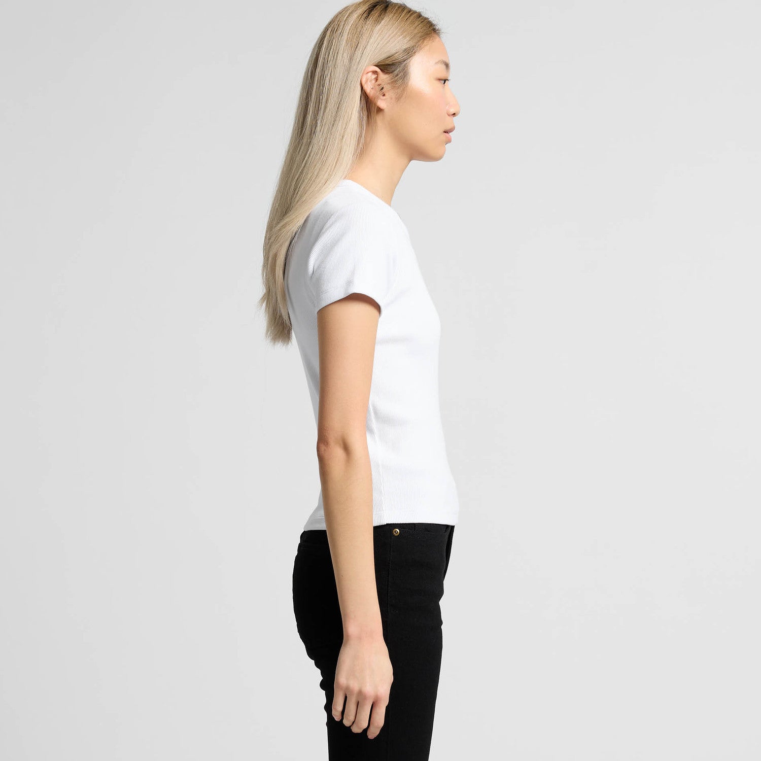 Women's Organic Rib Tee | Arena Custom Blanks