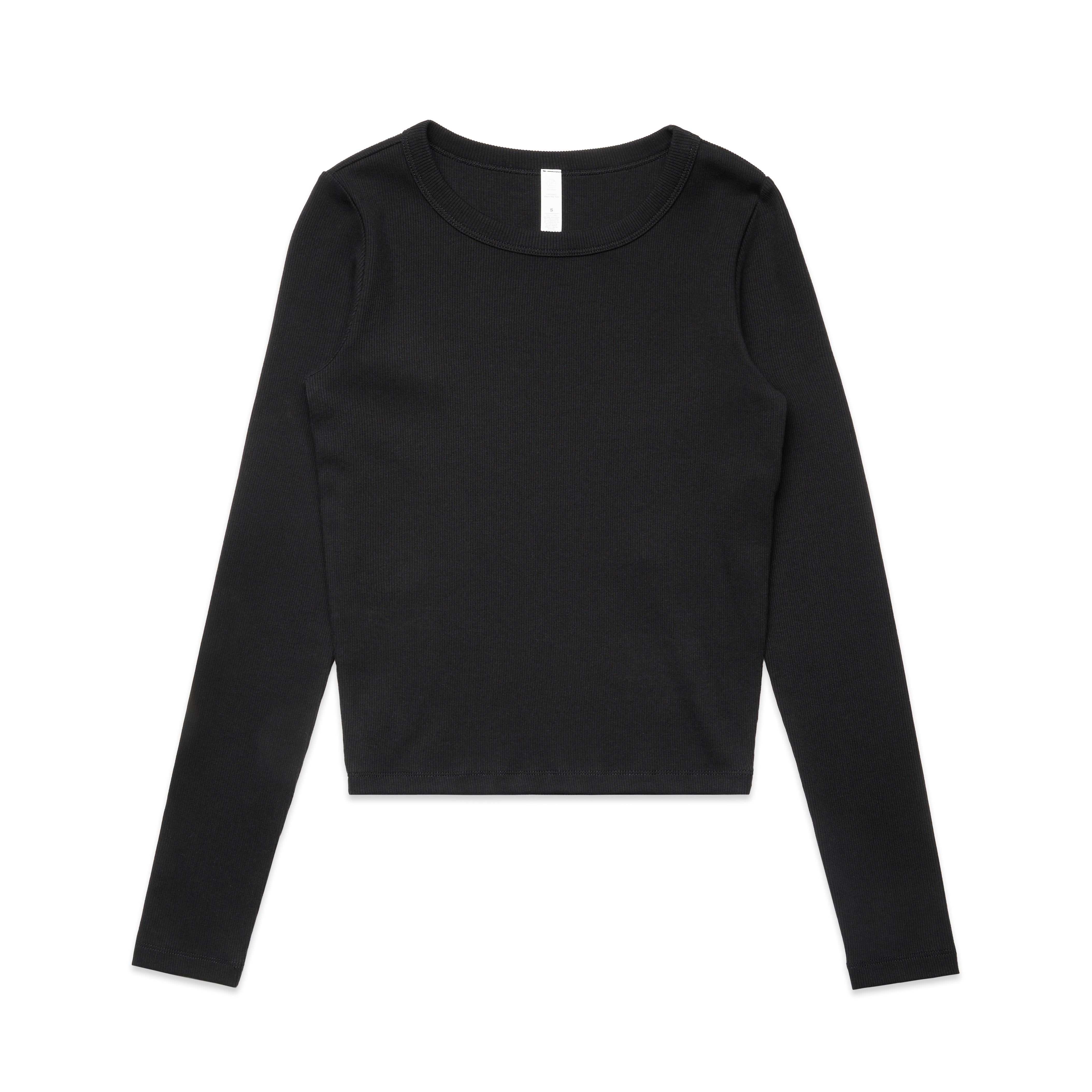 Women's Organic Rib Long Sleeve Tee | Arena Custom Blanks