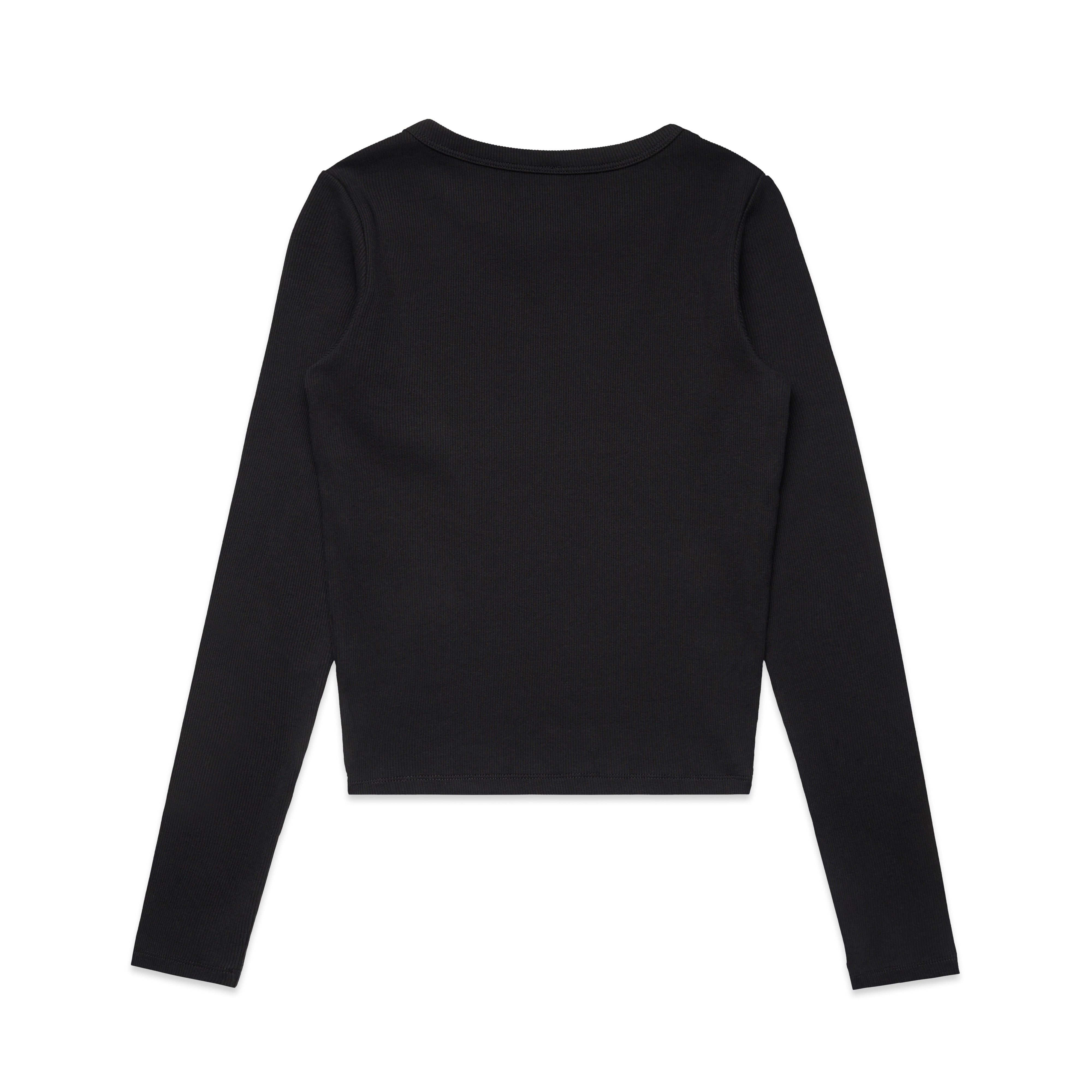 Women's Organic Rib Long Sleeve Tee | Arena Custom Blanks