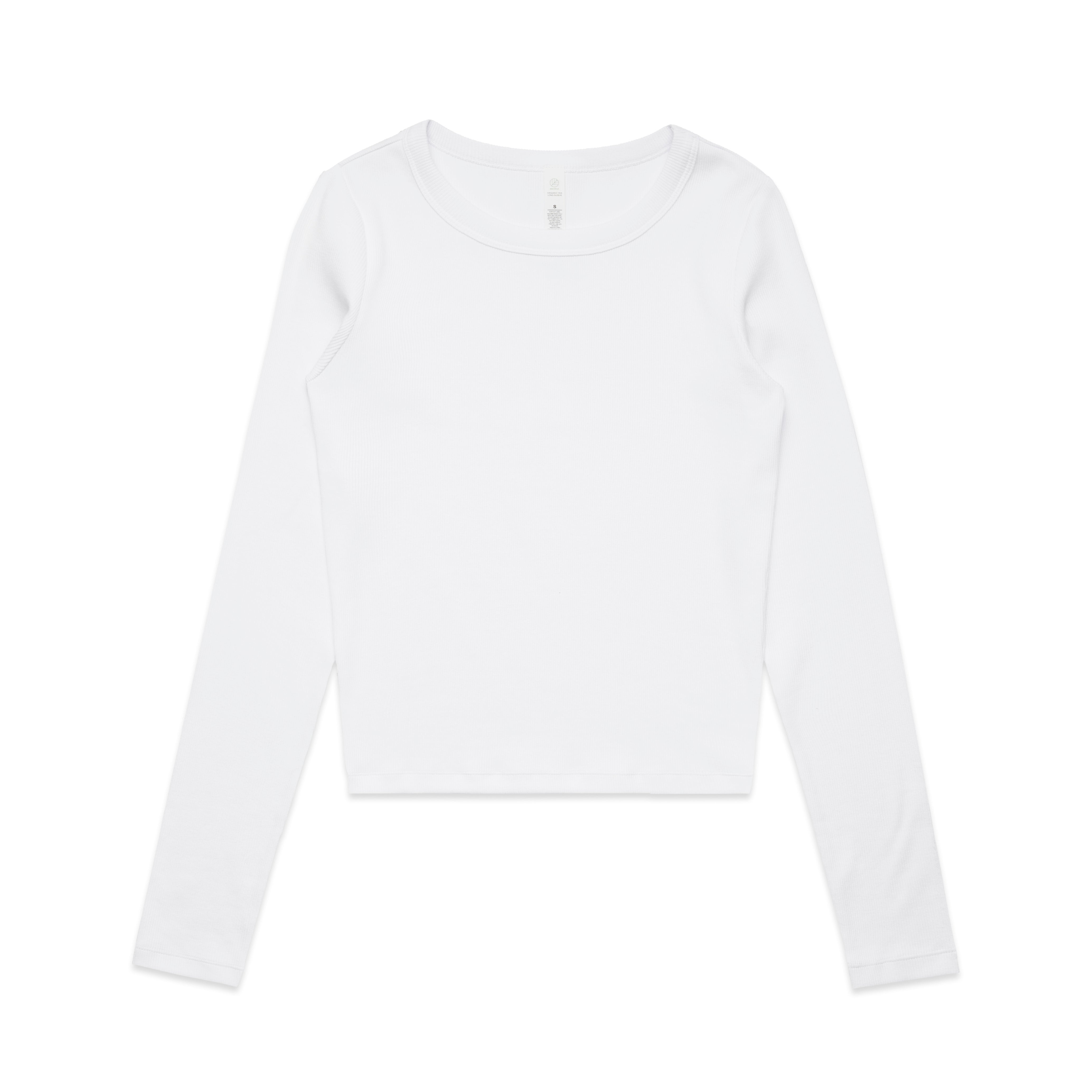Women's Organic Rib Long Sleeve Tee | Arena Custom Blanks