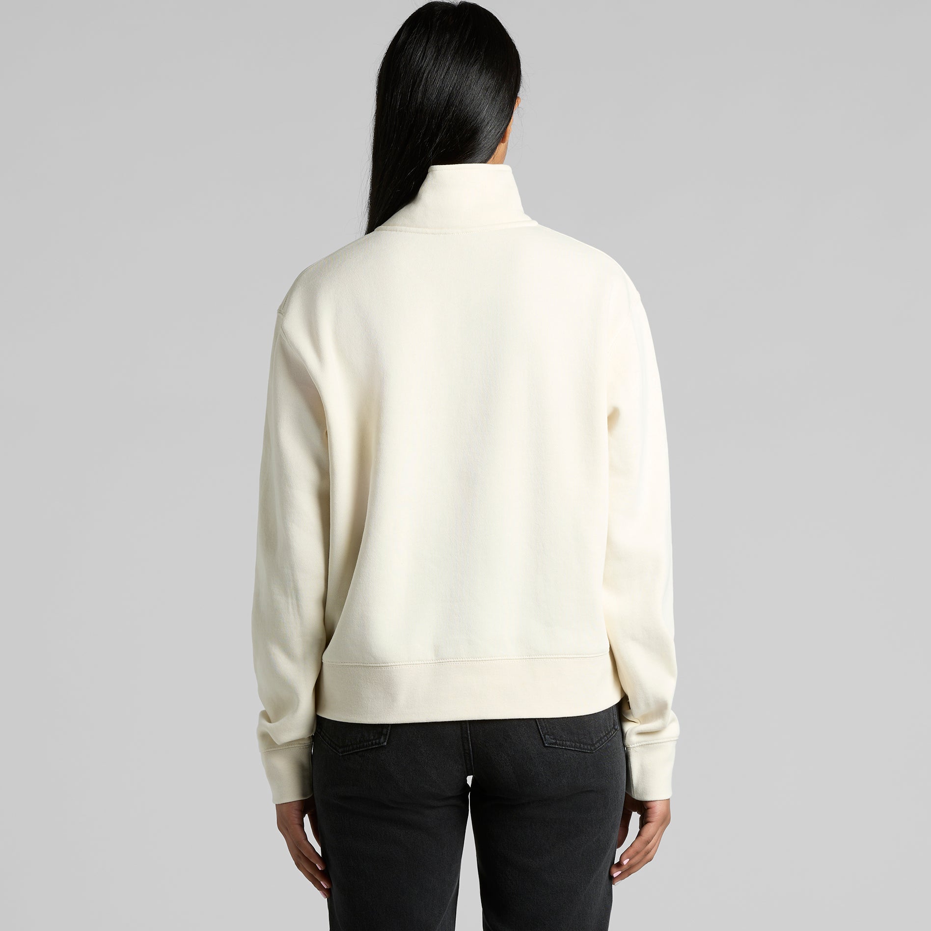 Women's Stencil Half Zip Crew |Arena Custom Blanks