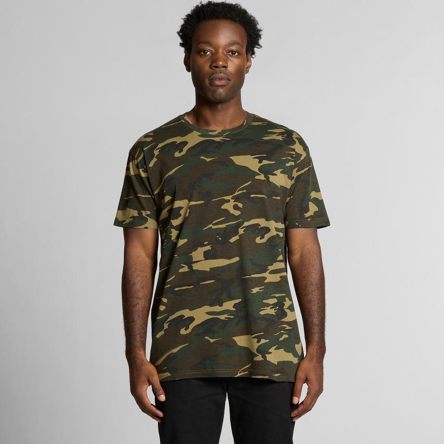 Men's Staple Camo Tee Shirt | Arena Custom Blanks