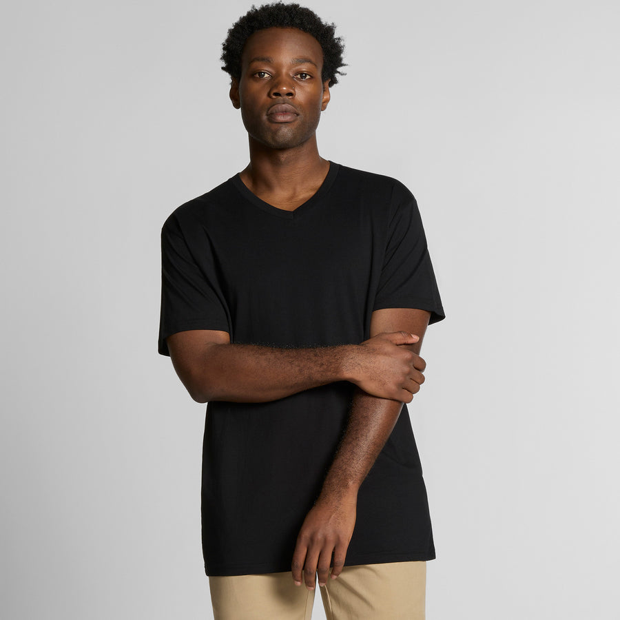 Men's Staple V Neck Tee Shirt |Arena Custom Blanks