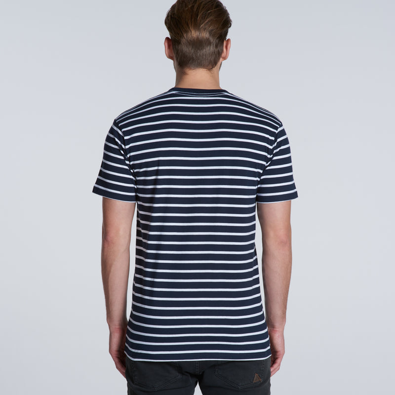 Men's Staple Stripe Tee Shirt | Arena Custom Blanks - Arena Prints - 