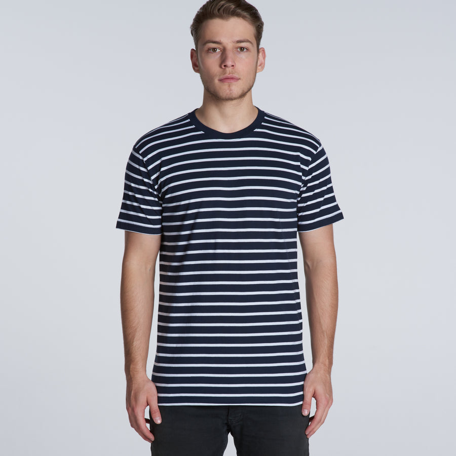 Men's Staple Stripe Tee Shirt | Arena Custom Blanks