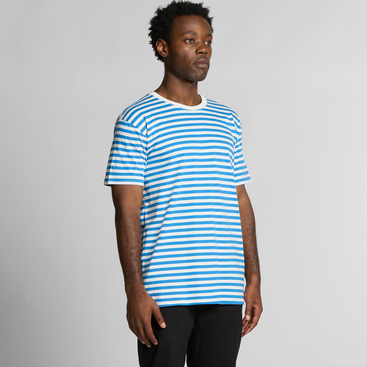 Men's Staple Stripe Tee Shirt | Arena Custom Blanks