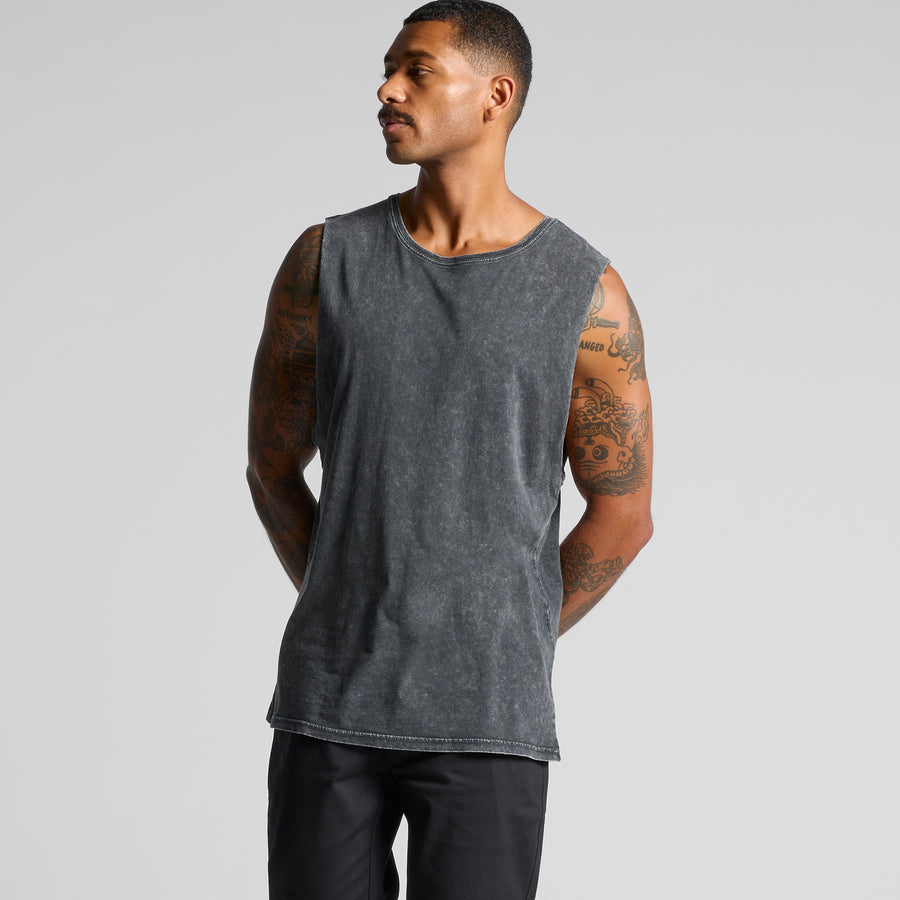 Men's Stone Wash Barnard Tank | Arena Custom Blanks