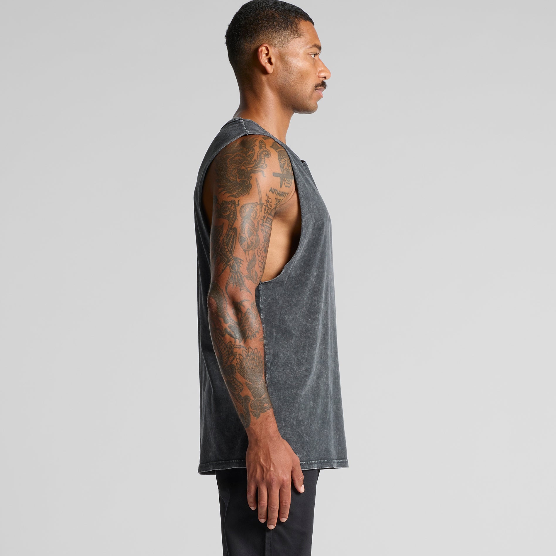 Men's Stone Wash Barnard Tank | Arena Custom Blanks