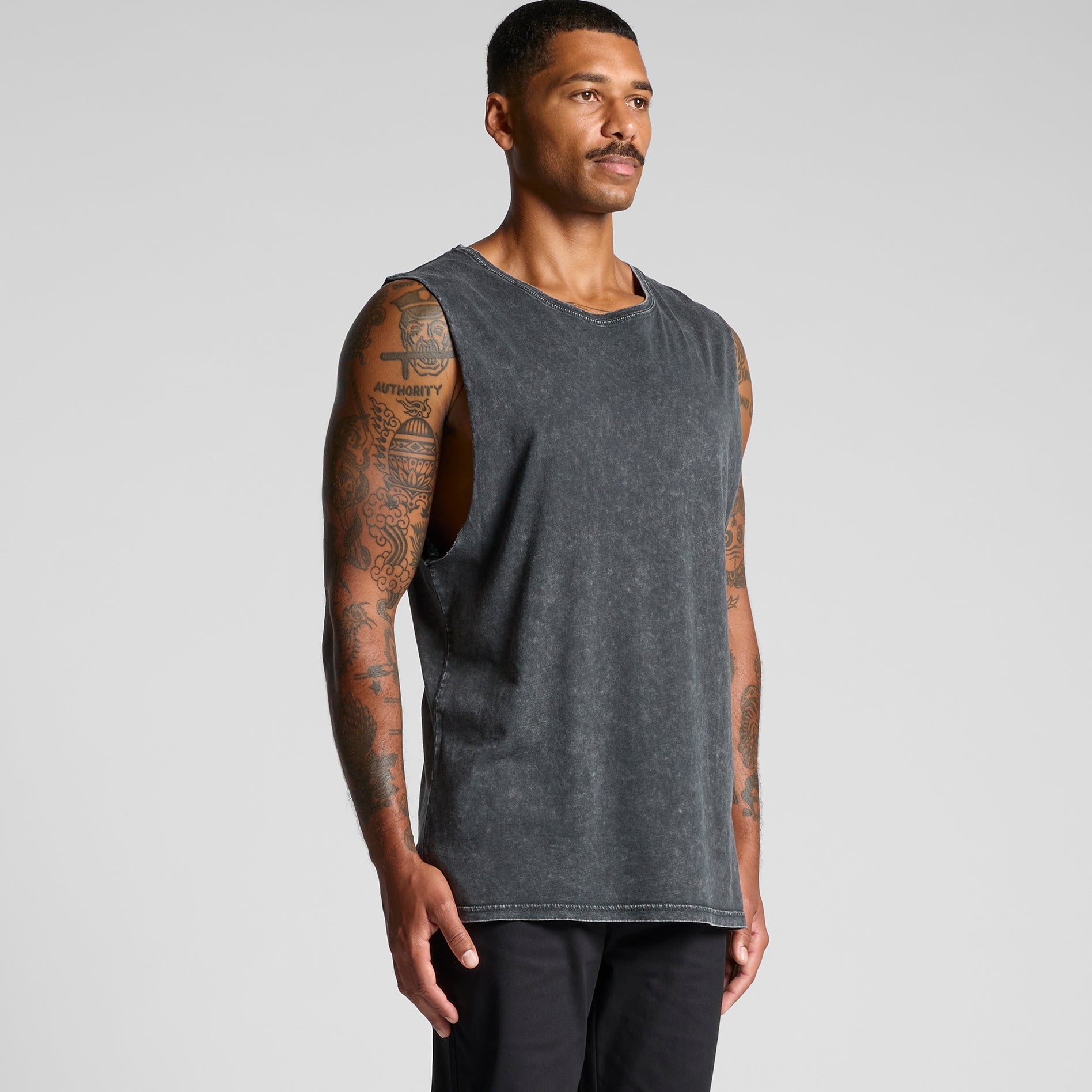 Men's Stone Wash Barnard Tank | Arena Custom Blanks