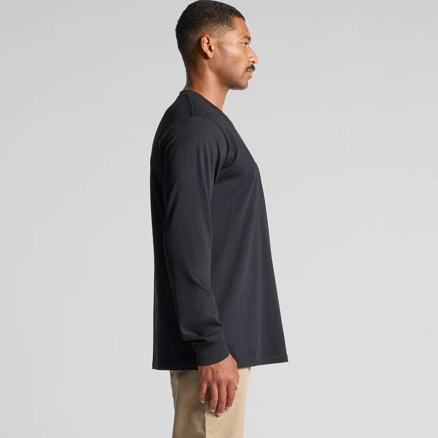 Men's Classic Pocket Long-Sleeve Tee | Arena Custom Blanks