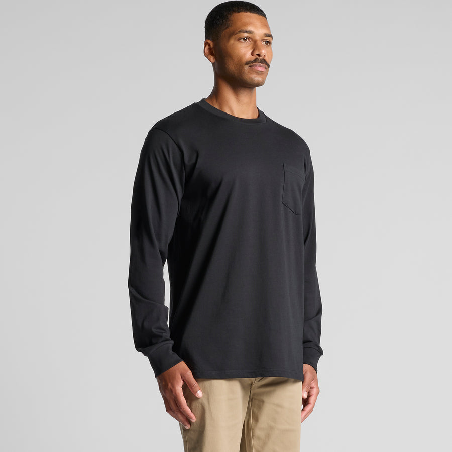 Men's Classic Pocket Long-Sleeve Tee | Arena Custom Blanks