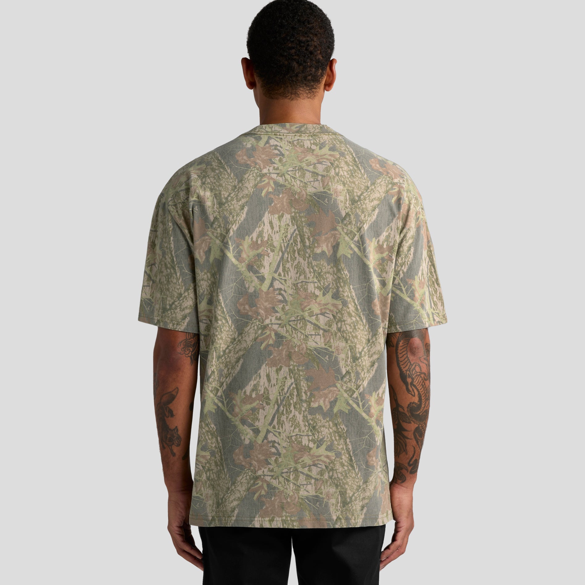 Men's Heavy Faded Camo Tee | Arena Custom Blanks