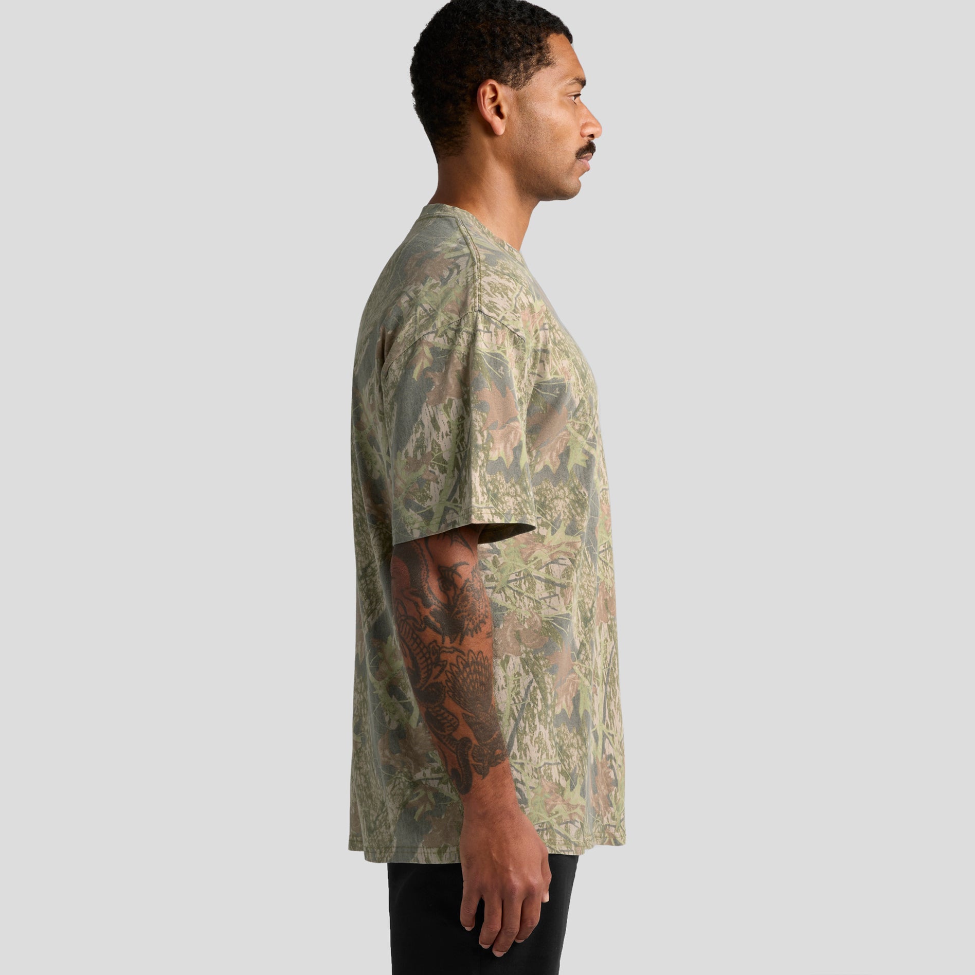 Men's Heavy Faded Camo Tee | Arena Custom Blanks